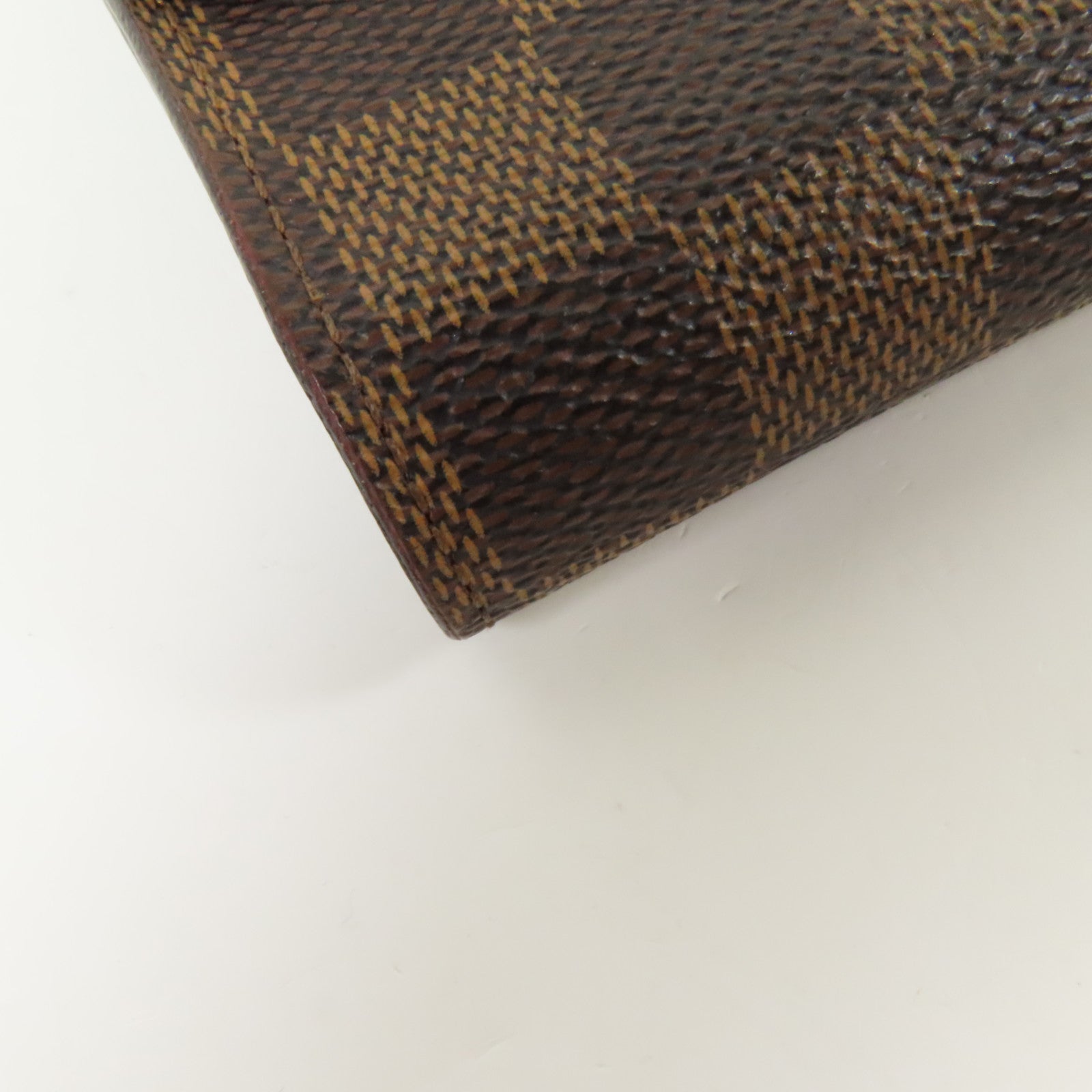 LOUIS VUITTON Damier Portefeuille Elise Wallet金扣錢包