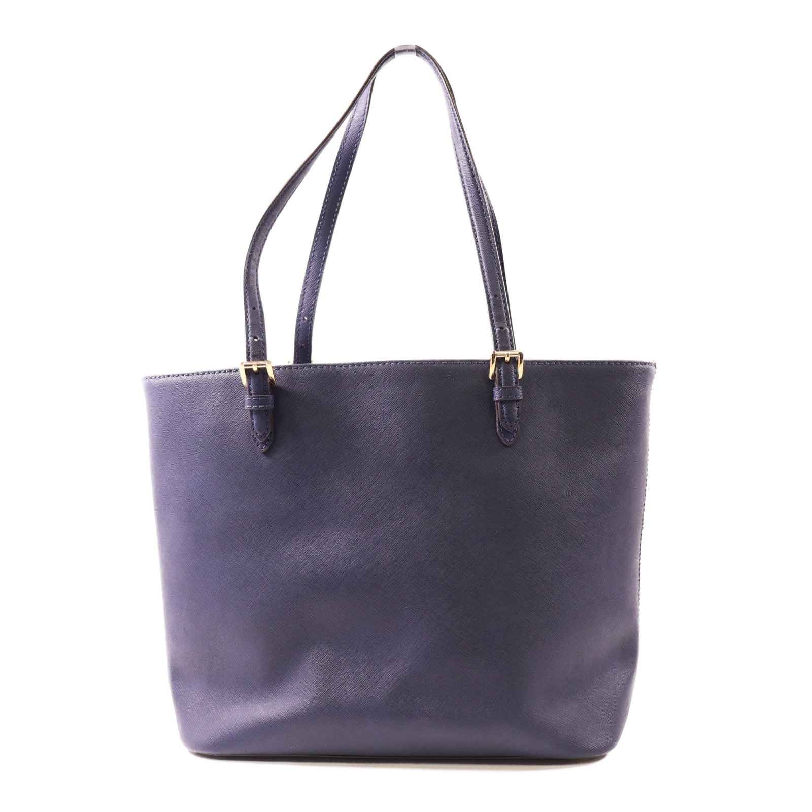 Michael Kors 牛皮皮革Shoulder Bag金扣肩背袋深藍色