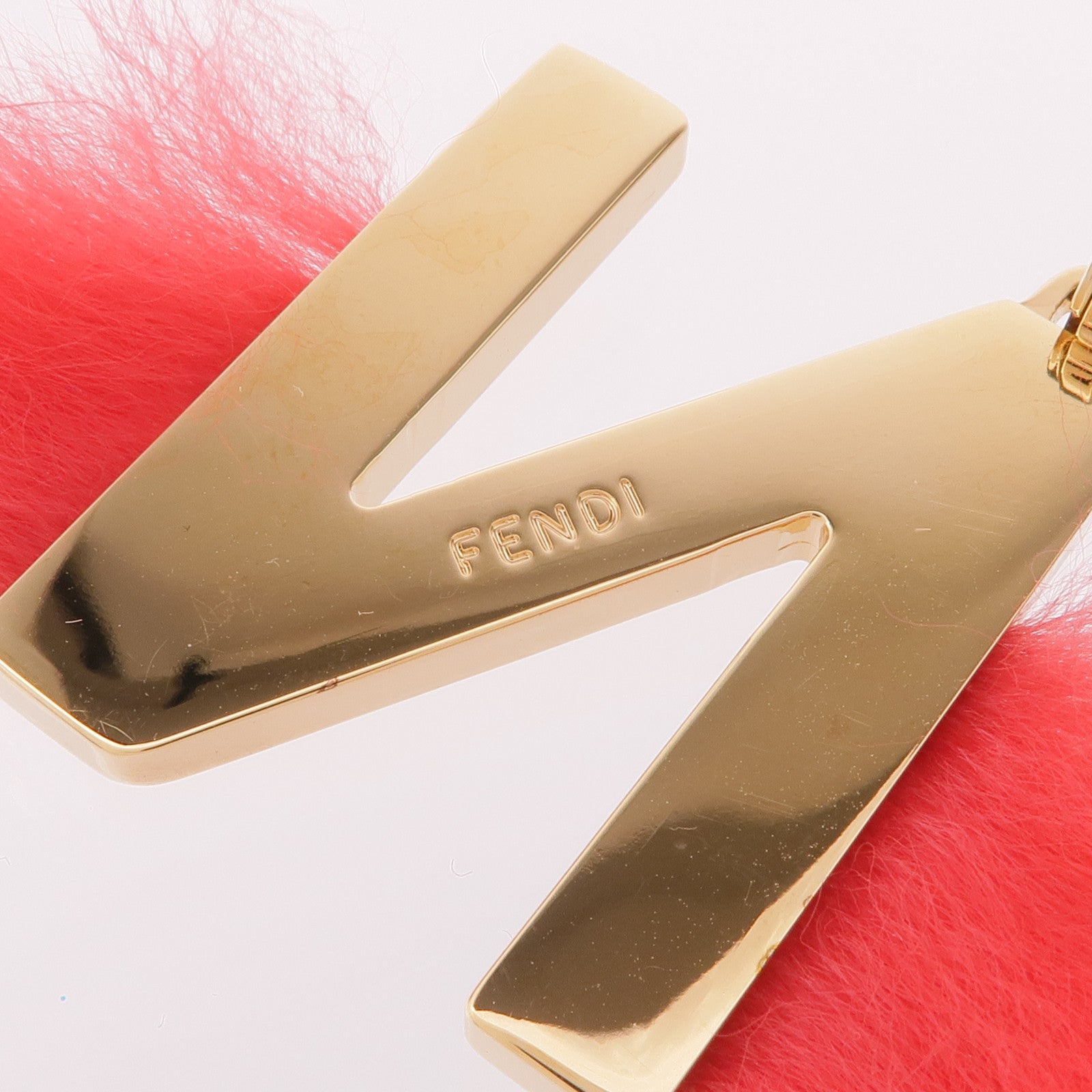FENDI 金屬/毛皮N Charm掛飾