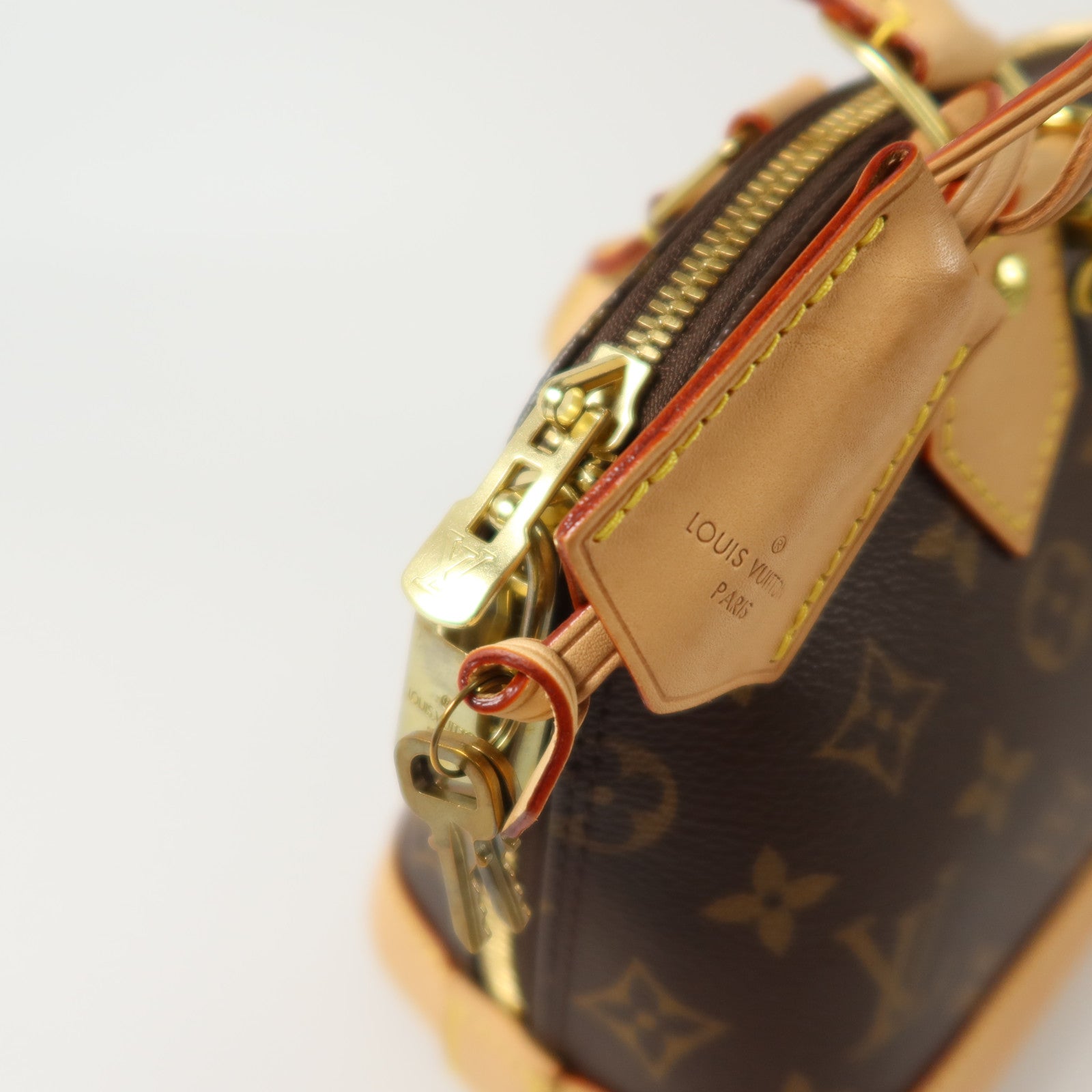 LOUIS VUITTON Monogram Alma BB金扣手挽肩背兩用袋
