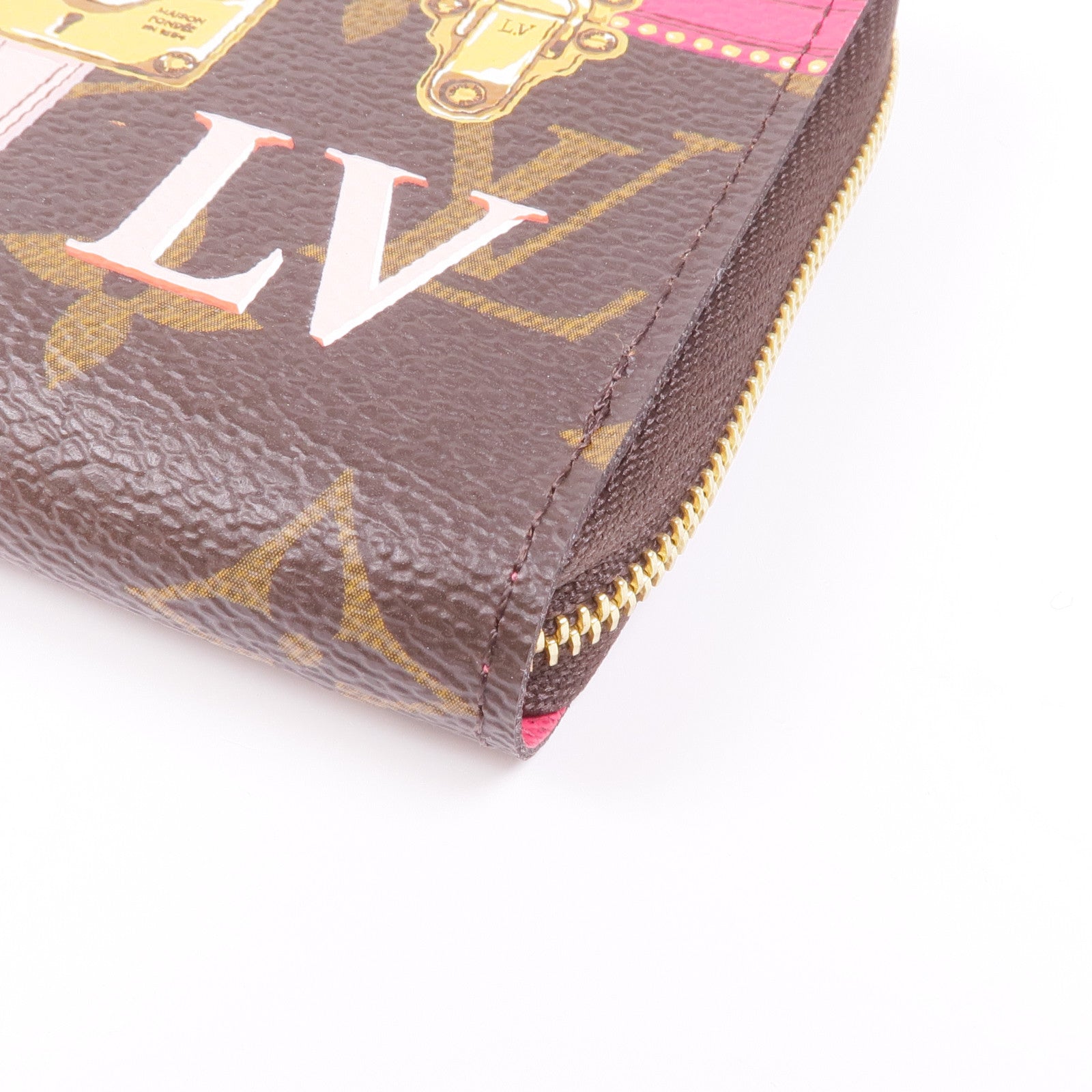 LOUIS VUITTON Monogram Card Case金扣卡片套