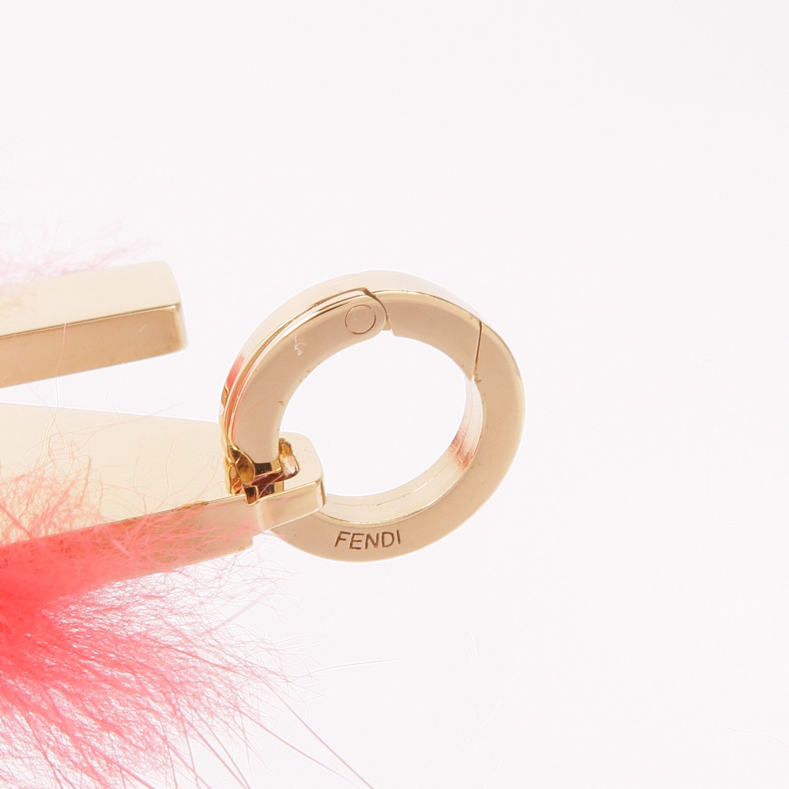 FENDI 金屬/毛皮N Charm掛飾