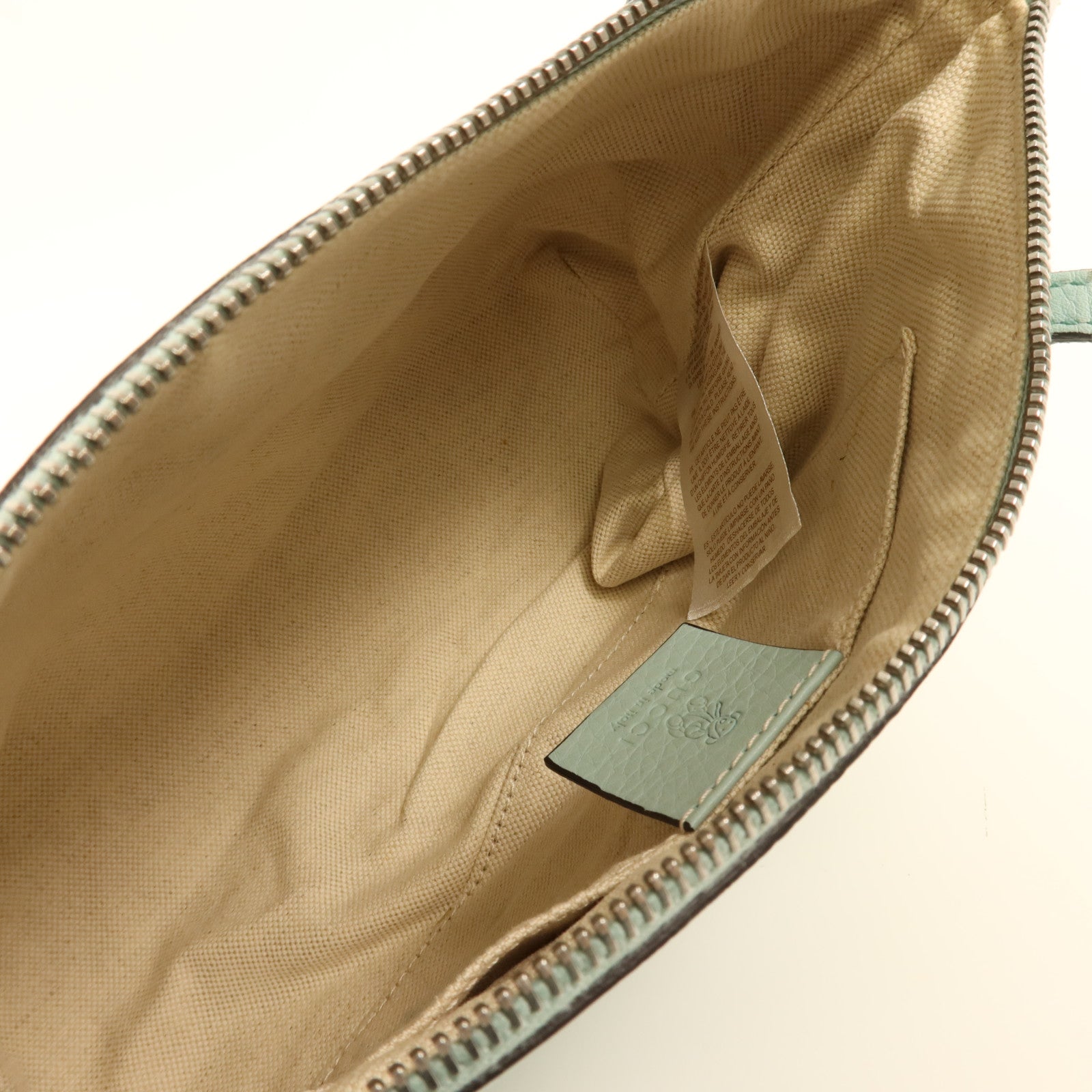 GUCCI 牛皮皮革Hand Bag銀扣手挽袋