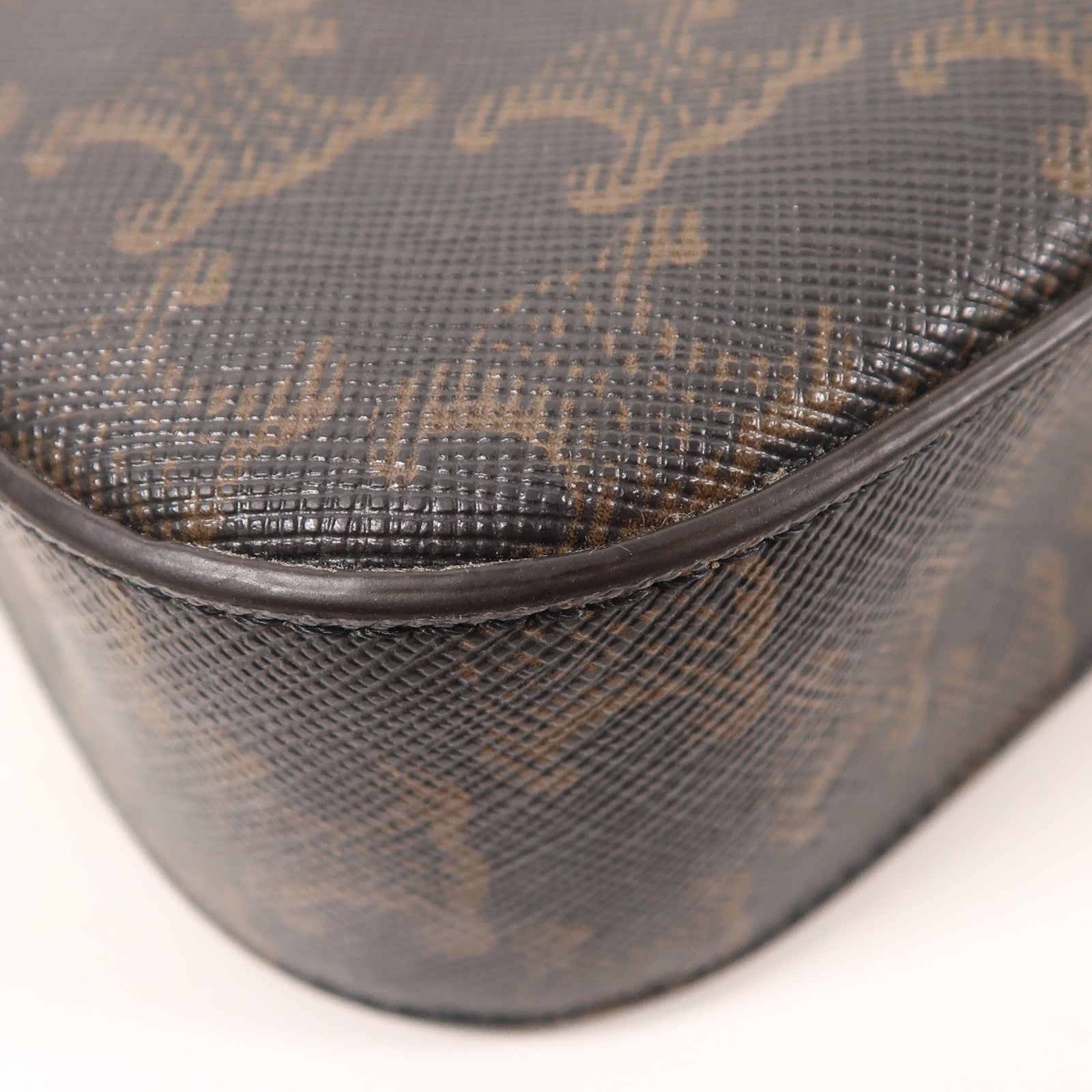 CELINE 塗層帆布Shoulder Bag金扣肩背袋