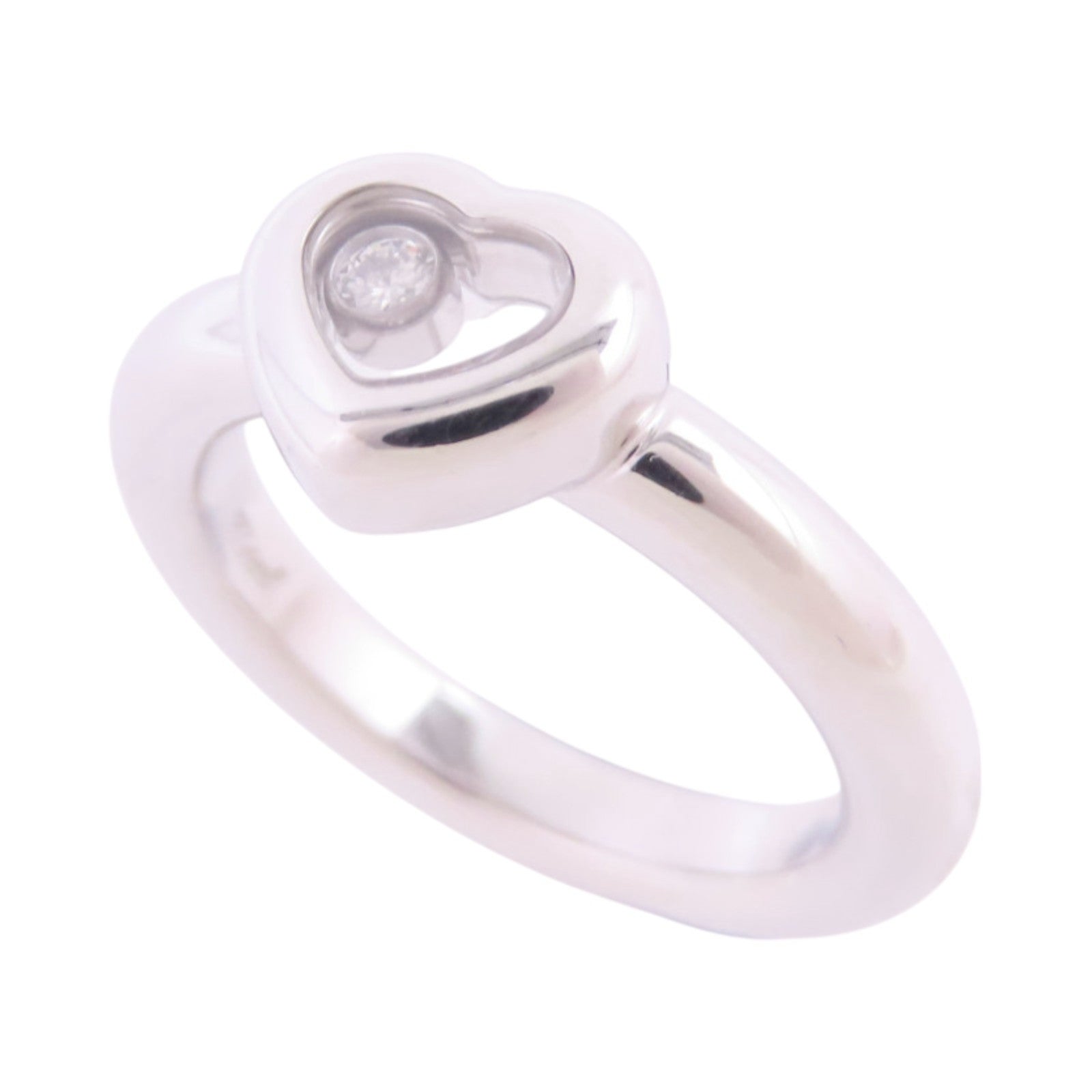 Chopard Happy Diamond Ring US#5 82/2889-20 18K White Gold