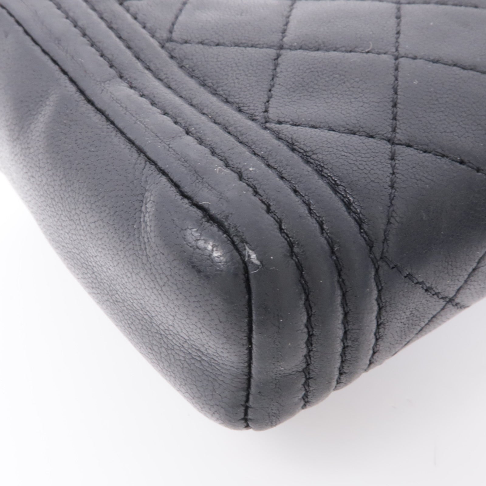 CHANEL 羊皮皮革Boy Clutch Bag手拿包