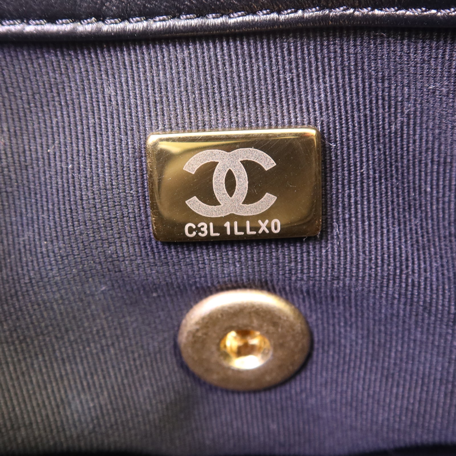 CHANEL 【激減優惠】羊皮皮革Chain Shoulder金扣鏈帶肩背袋