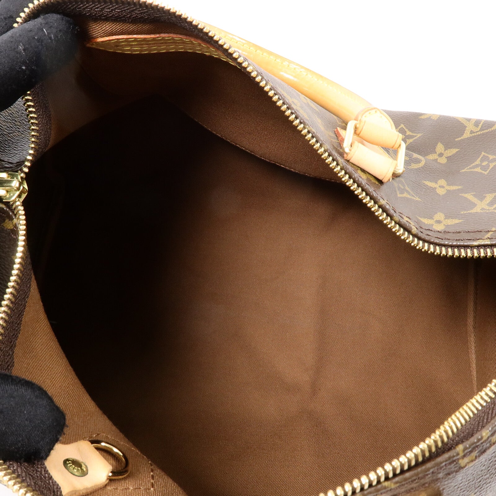 LOUIS VUITTON Monogram Speedy 35金扣手挽袋