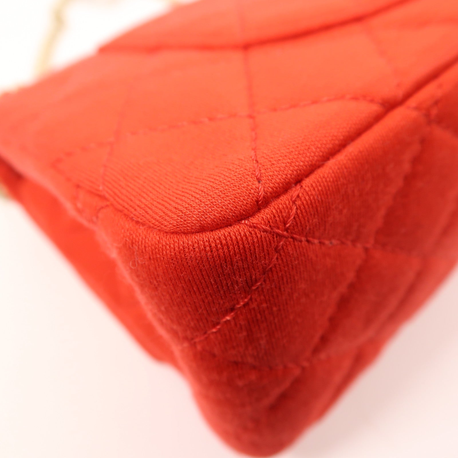 CHANEL 帆布2.55金扣鏈帶肩背袋