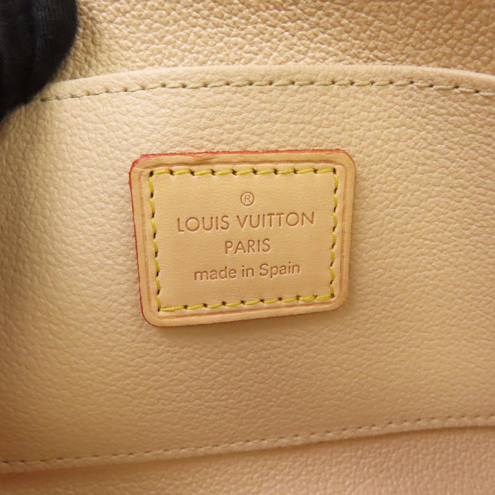 LOUIS VUITTON Monogram Pouch金扣化妝袋啡色