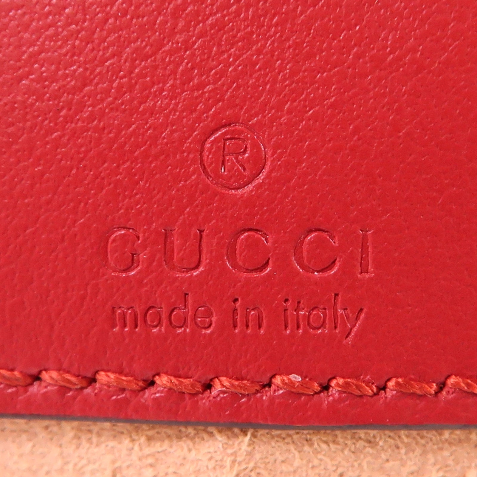 GUCCI 【激減優惠】牛皮皮革GG Marmont Mini Bucket金扣鏈帶肩背袋