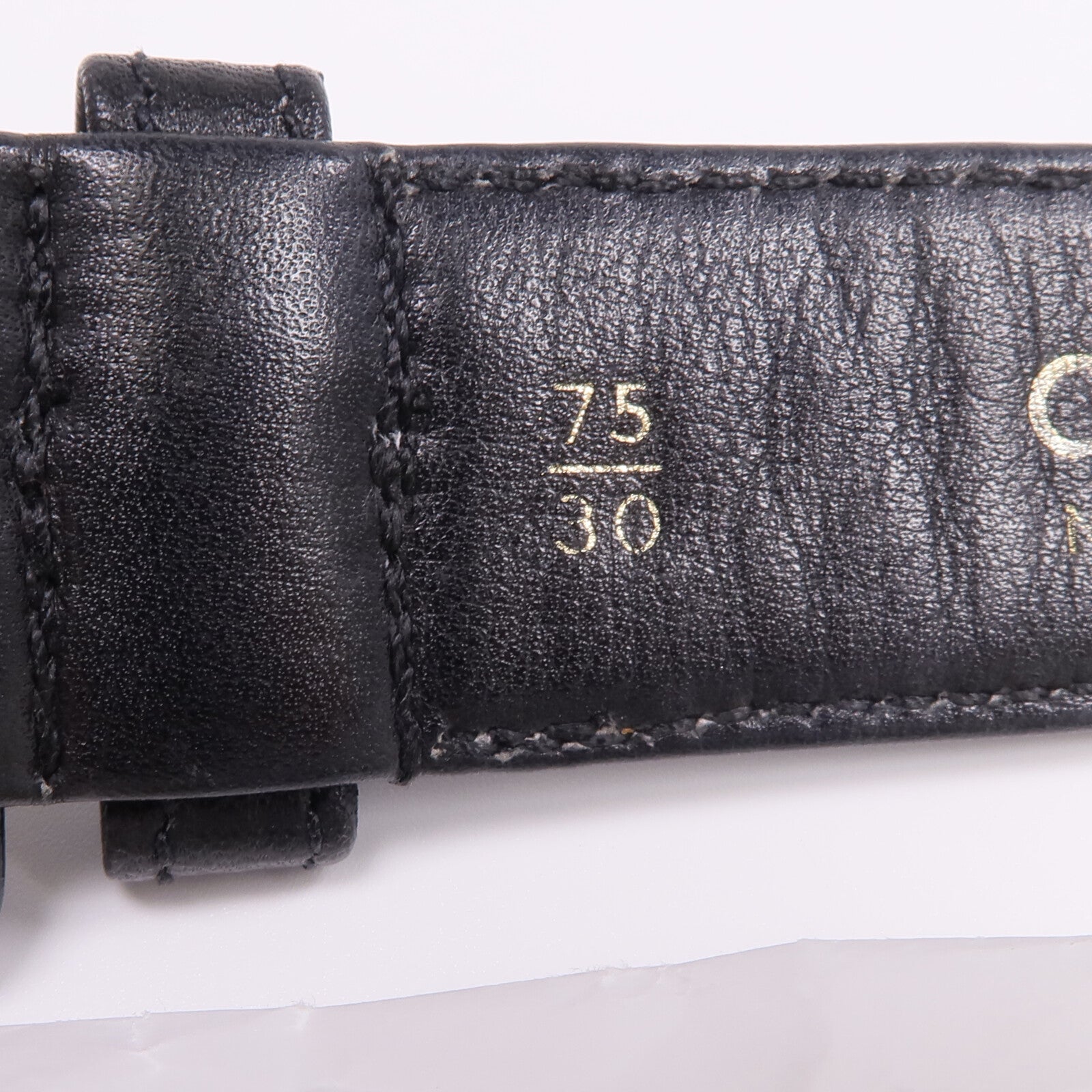CHANEL 羊皮皮革Vintage Belt皮帶