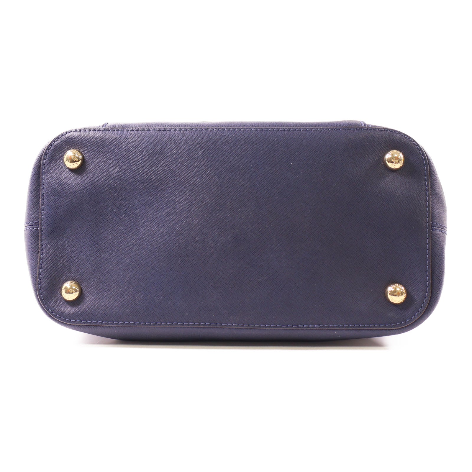 Michael Kors 牛皮皮革Shoulder Bag金扣肩背袋深藍色
