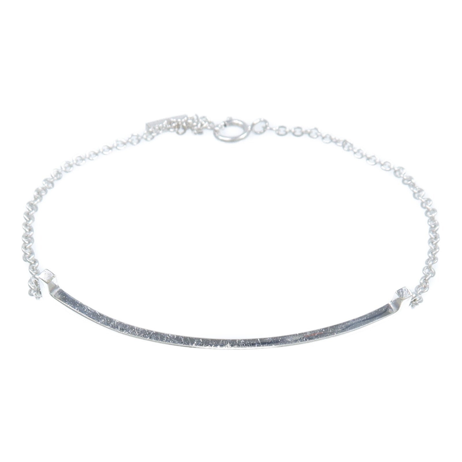 TIFFANY＆CO 18K白金Smile Bracelet手鏈