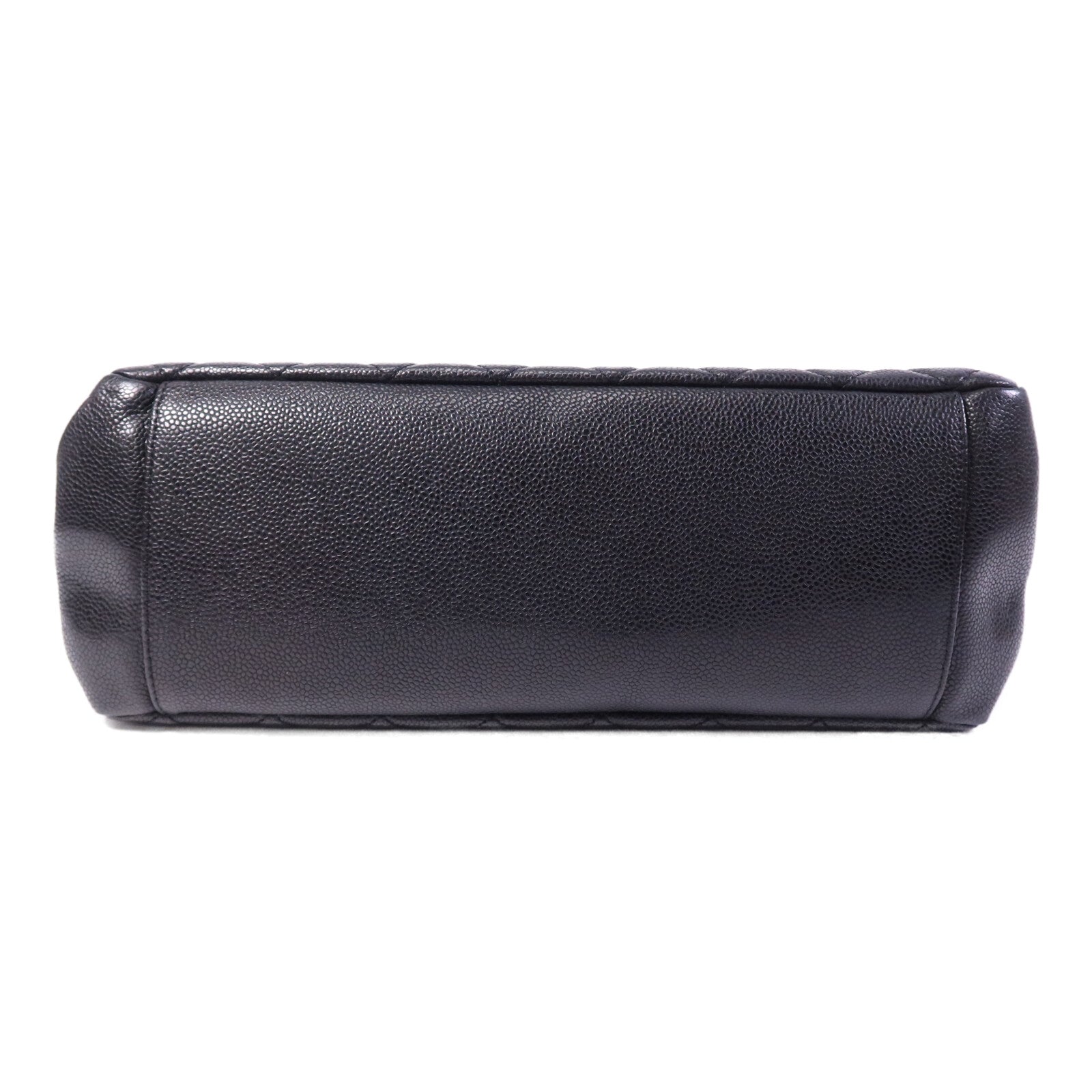 CHANEL 牛皮皮革GST銀扣鏈帶肩背袋