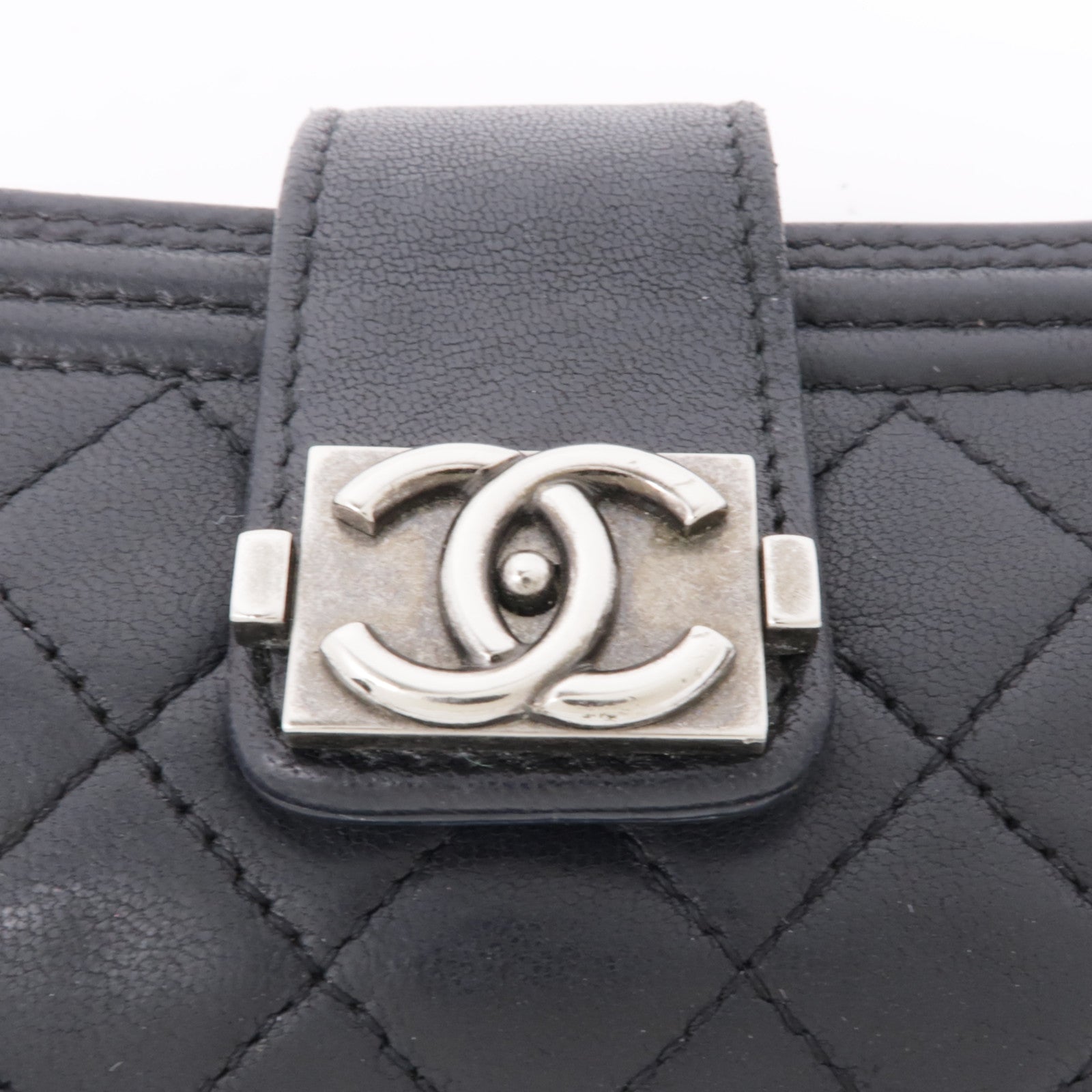 CHANEL 羊皮皮革Boy Clutch Bag手拿包