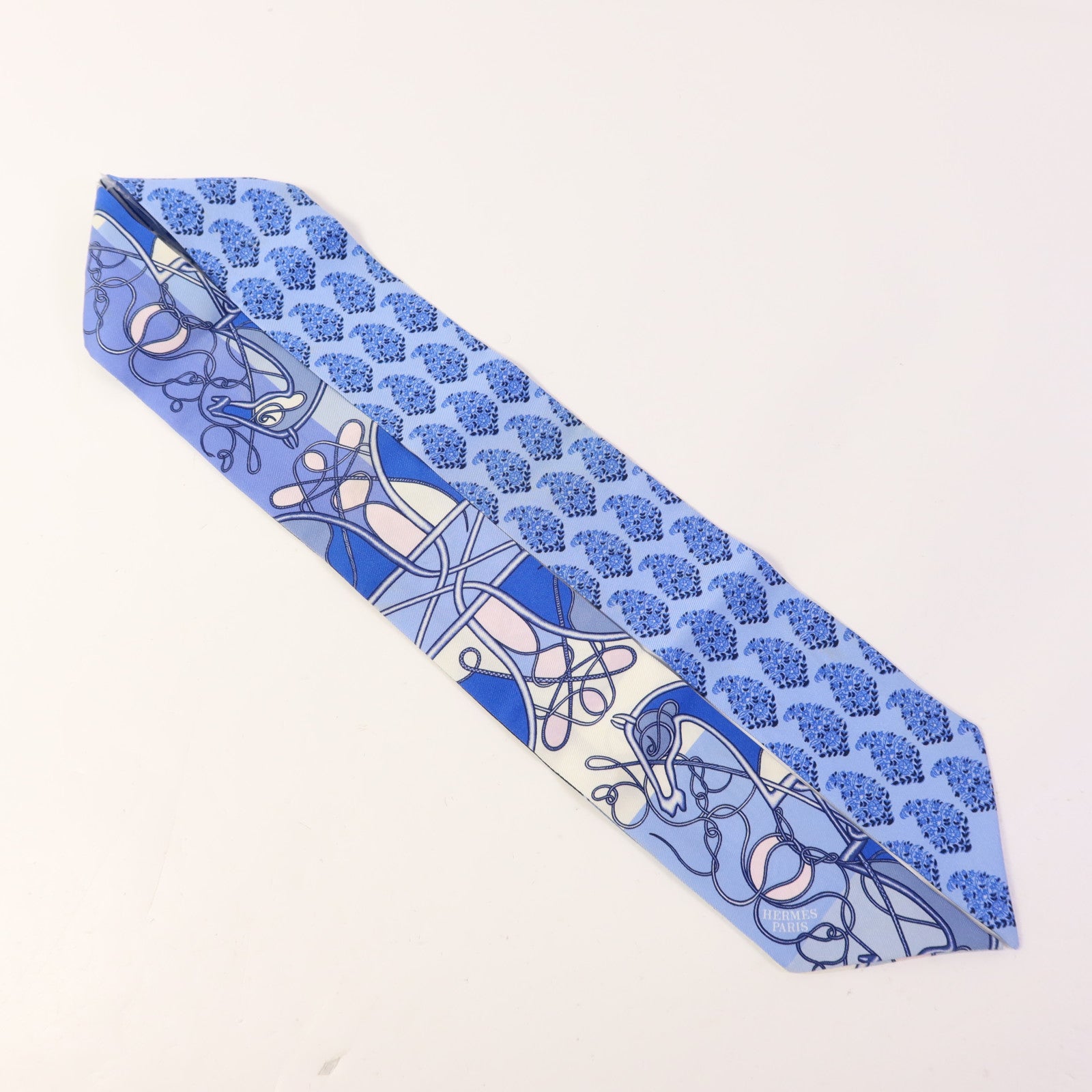 HERMES 絲質Twilly絲巾