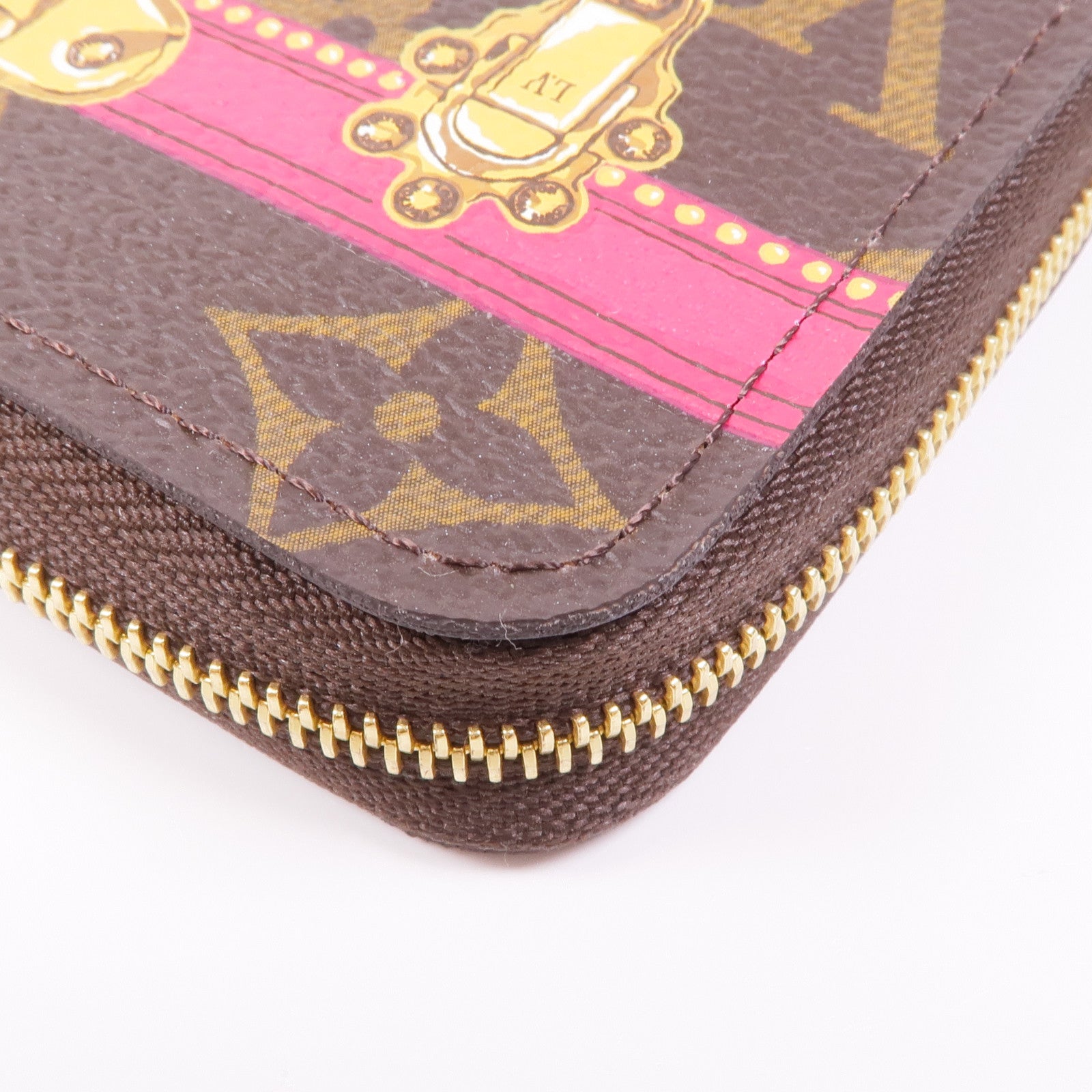 LOUIS VUITTON Monogram Card Case金扣卡片套