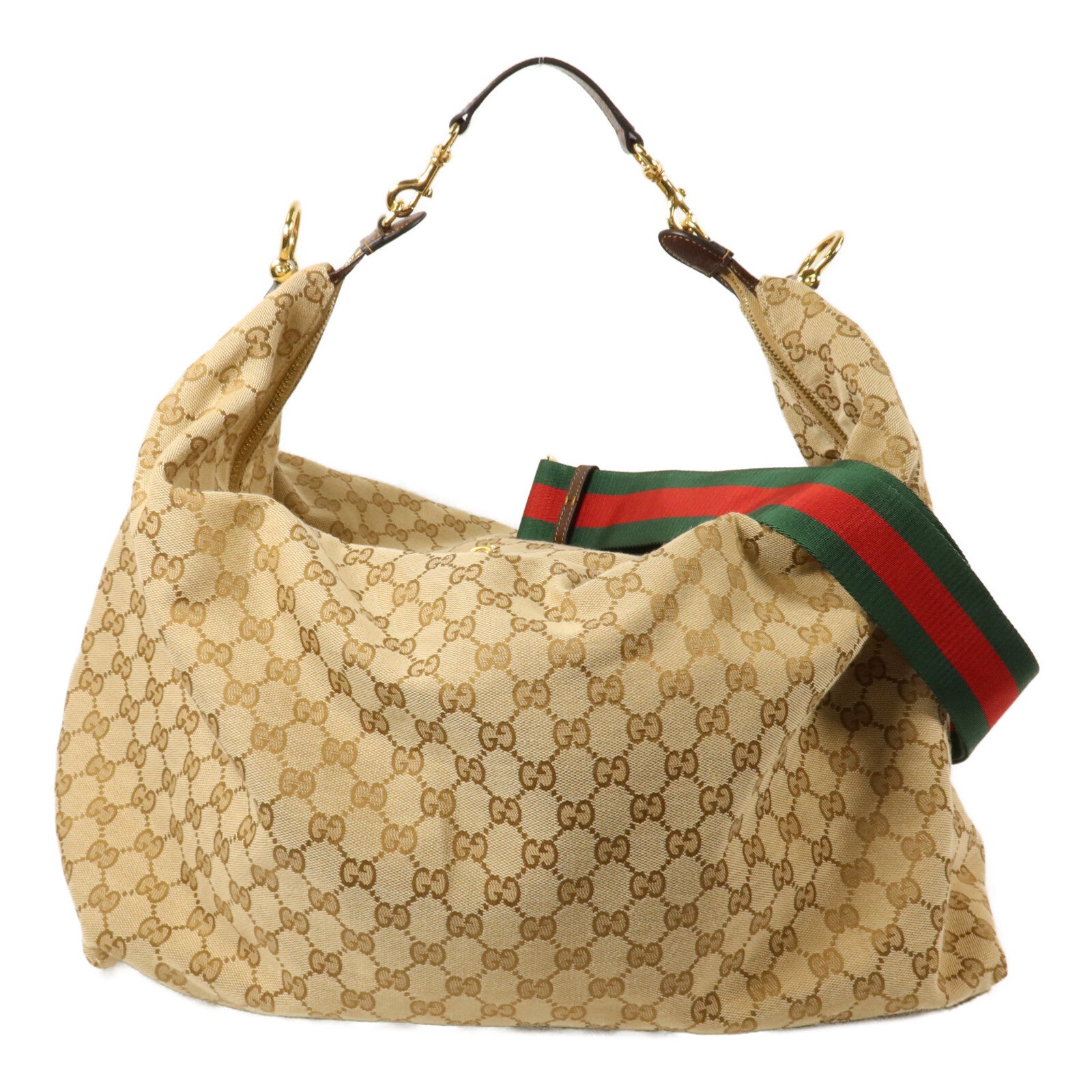 GUCCI 帆布Brera Large GG手挽肩背兩用袋