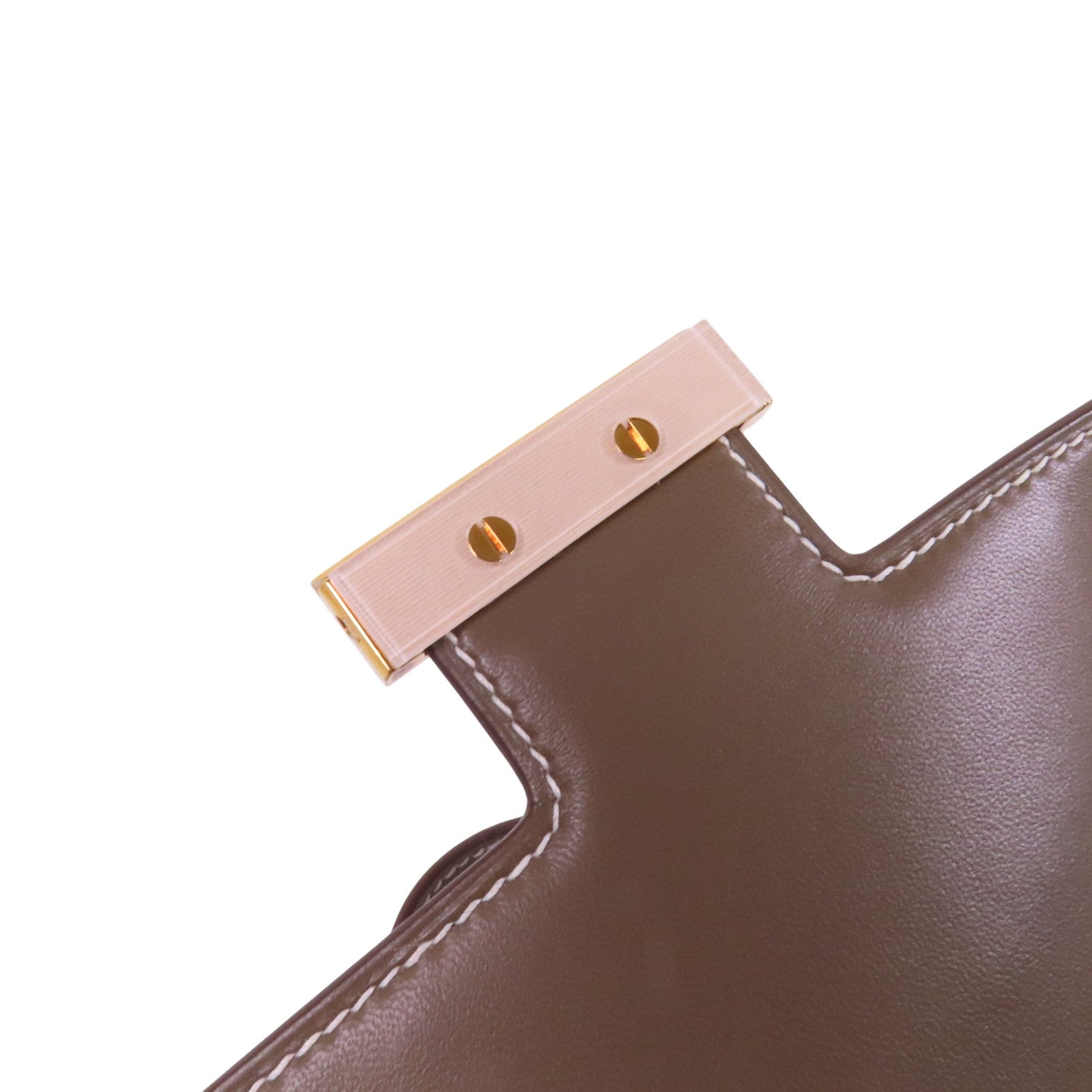 HERMES Epsom皮革Constance 24金扣肩背袋