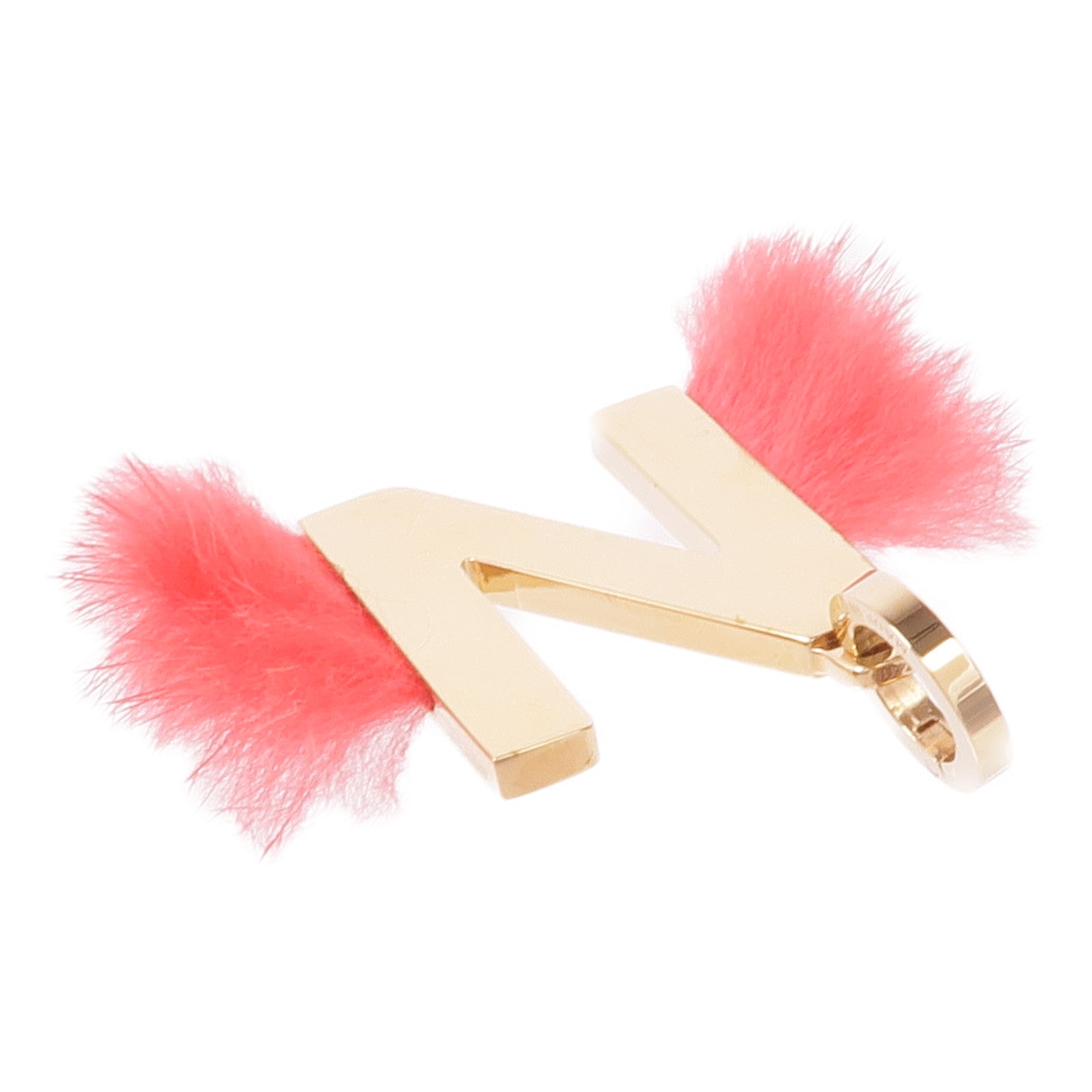 FENDI 金屬/毛皮N Charm掛飾