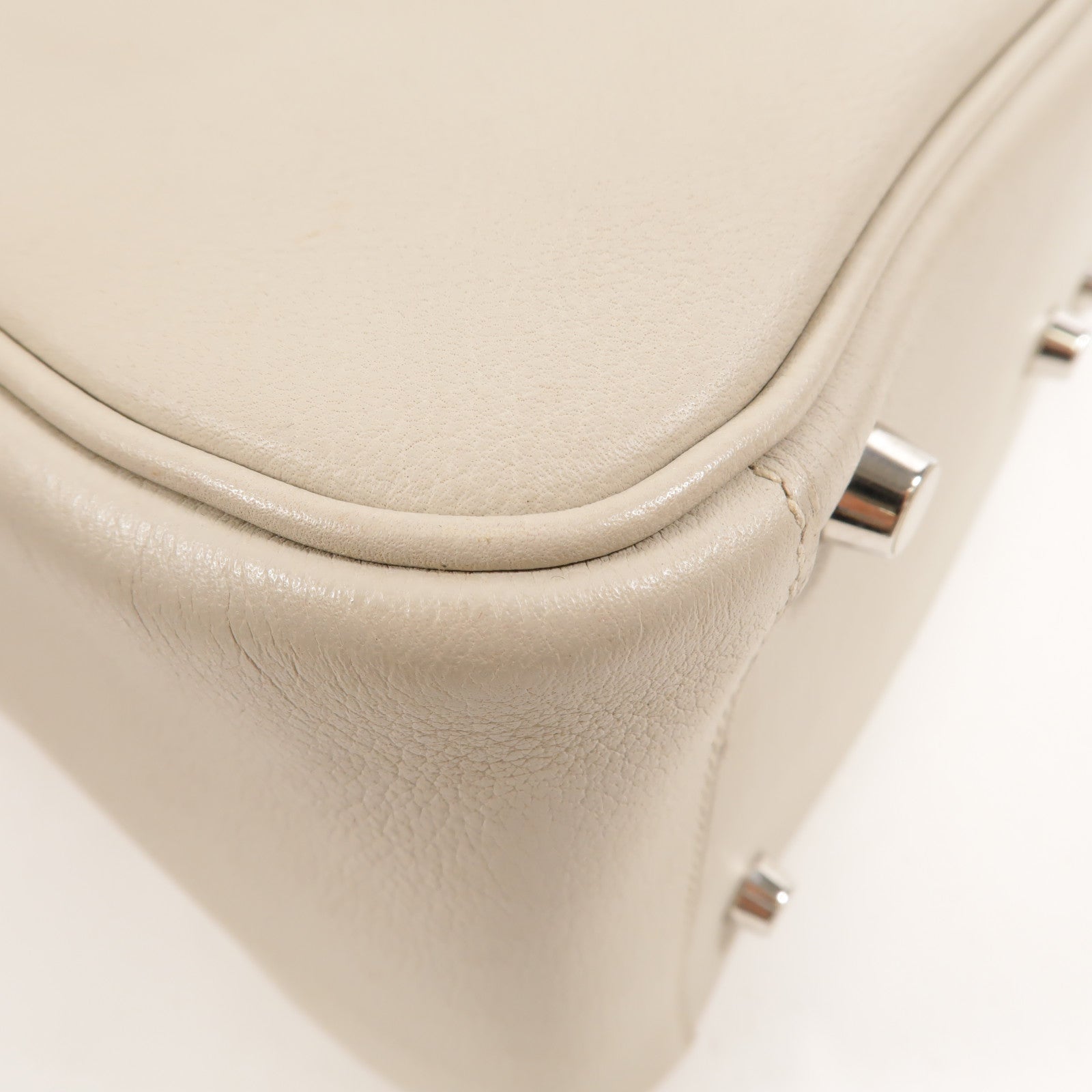 HERMES Evercolour皮革Lindy 26手挽肩背兩用袋Beton