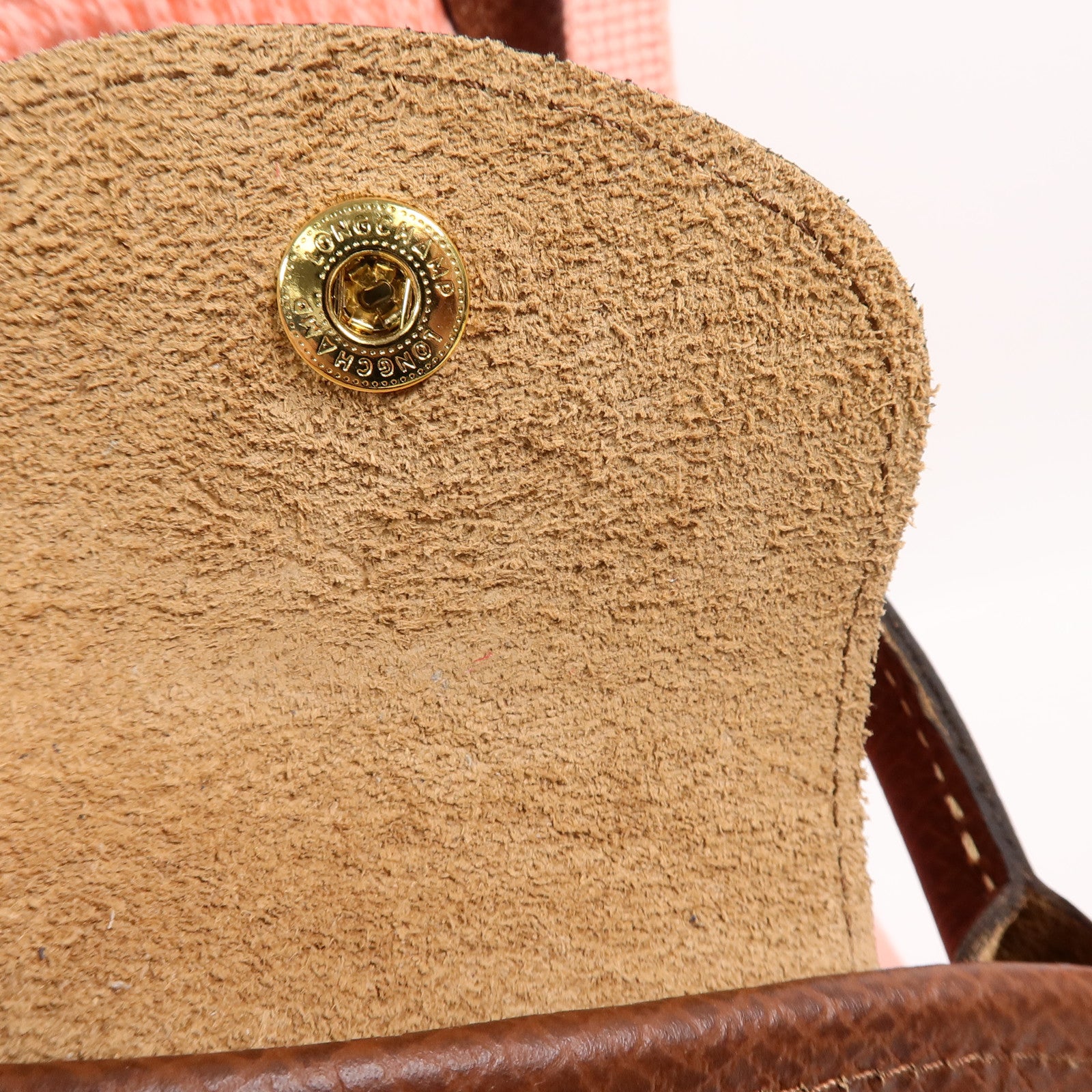 Longchamp 針織布料Le Pliage Filet手挽肩背兩用袋