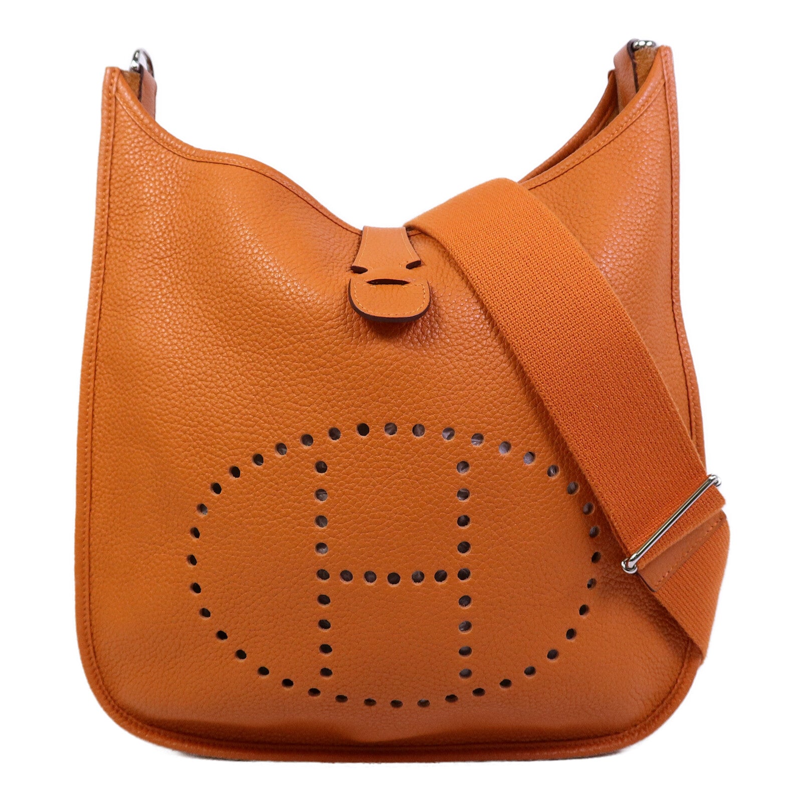 HERMES Clemence皮革Evelyne PM肩背袋