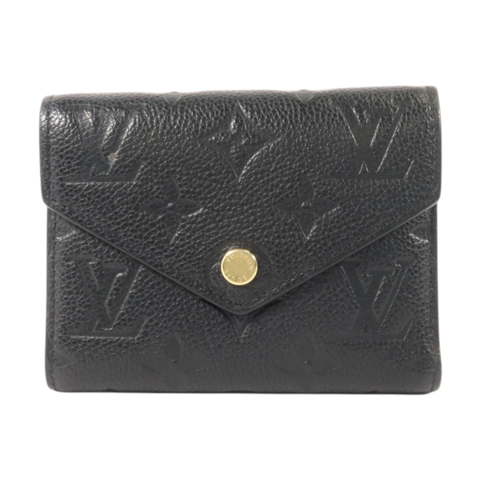 LOUIS VUITTON Monogram EmpreinteVictorine金扣錢包
