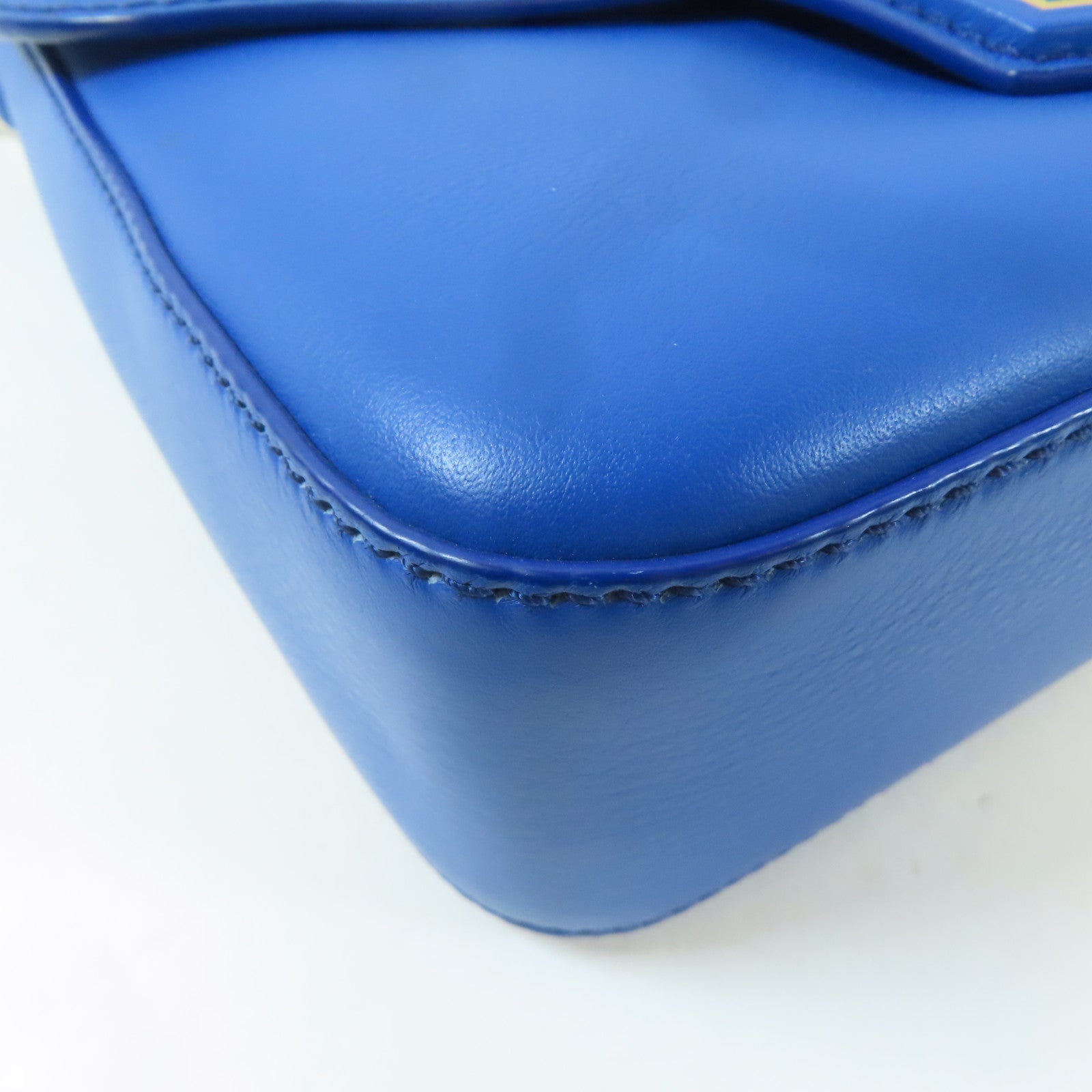 GIVENCHY 【激減優惠】牛皮皮革Nobile Bag金扣肩背袋藍色