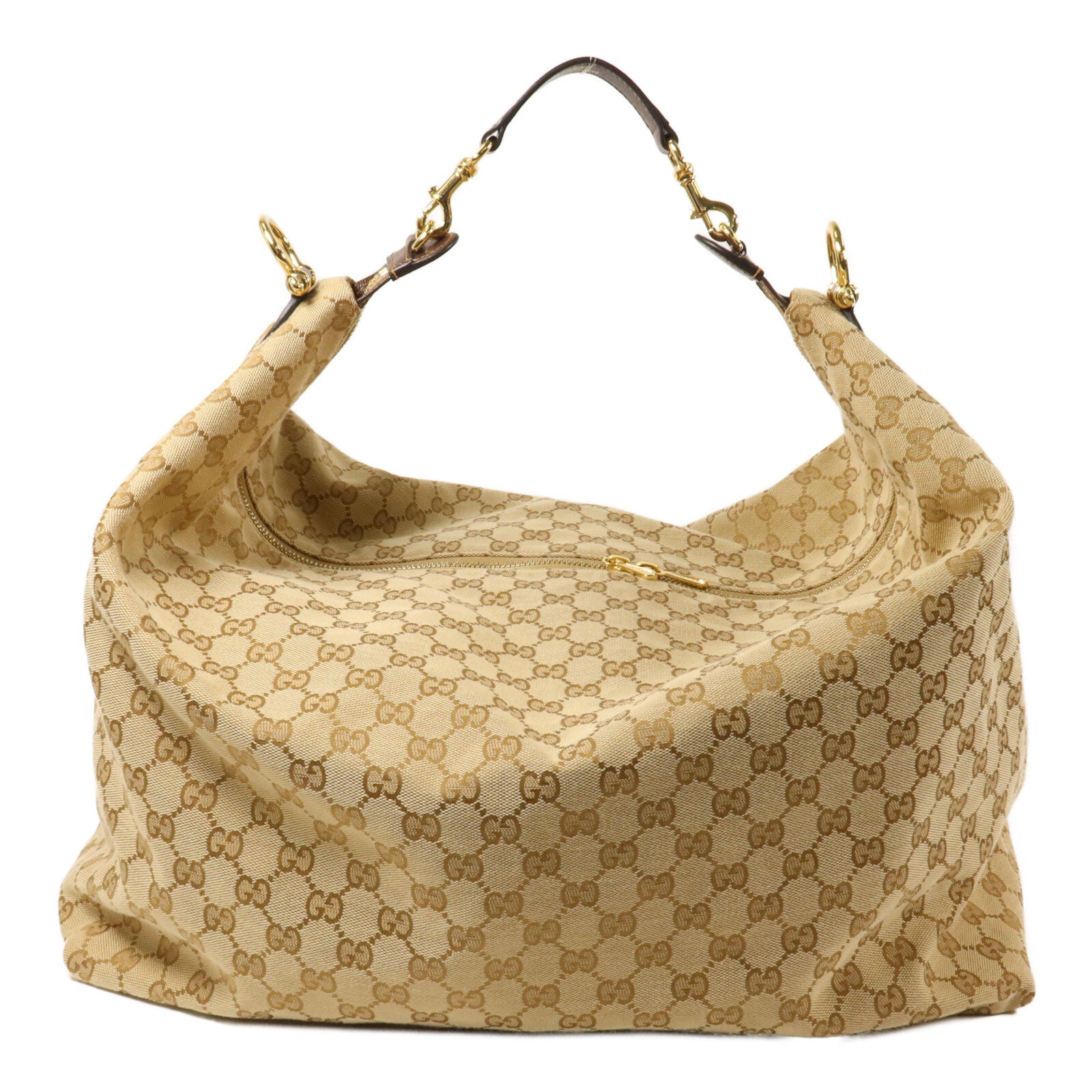 GUCCI 帆布Brera Large GG手挽肩背兩用袋