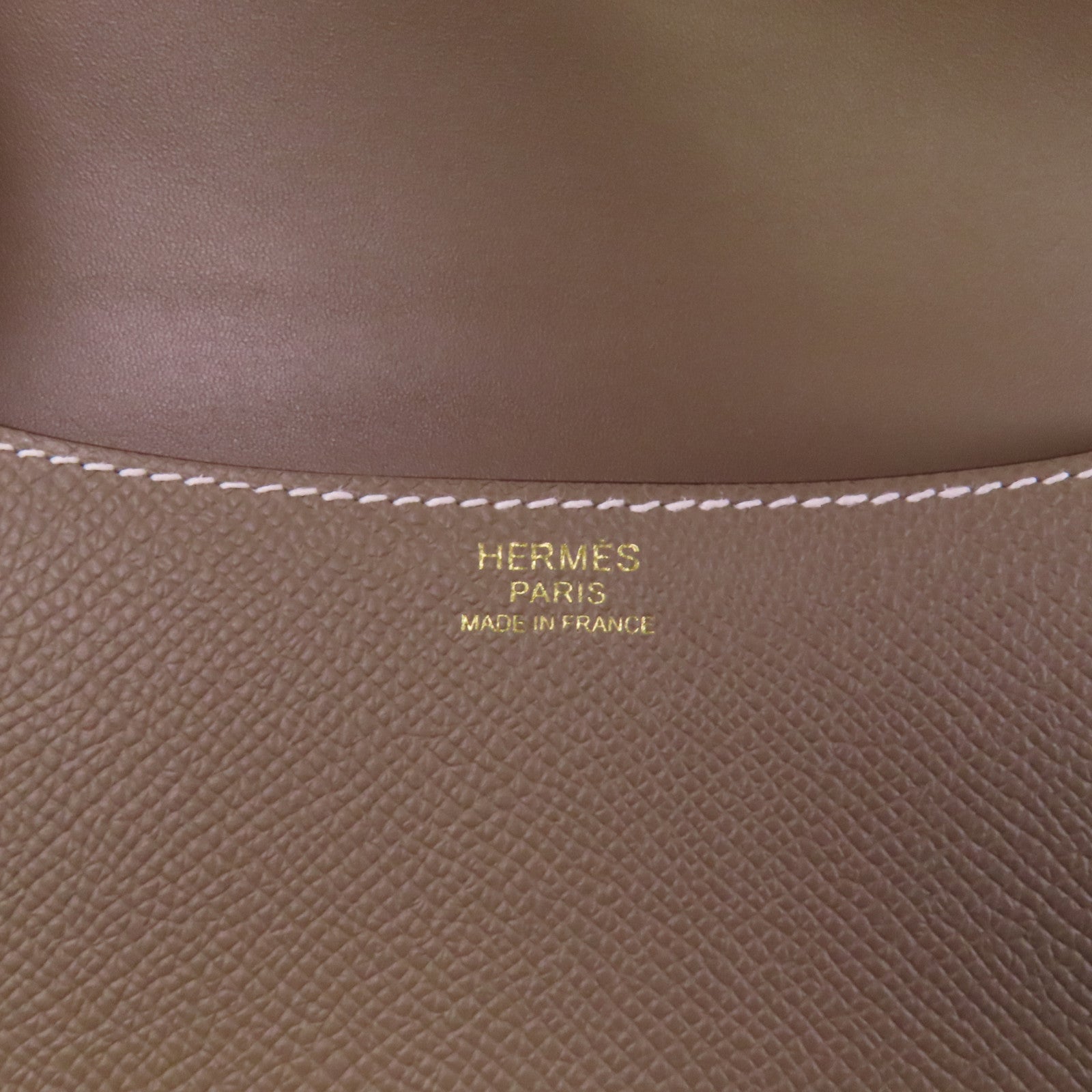 HERMES Epsom皮革Constance 24金扣肩背袋