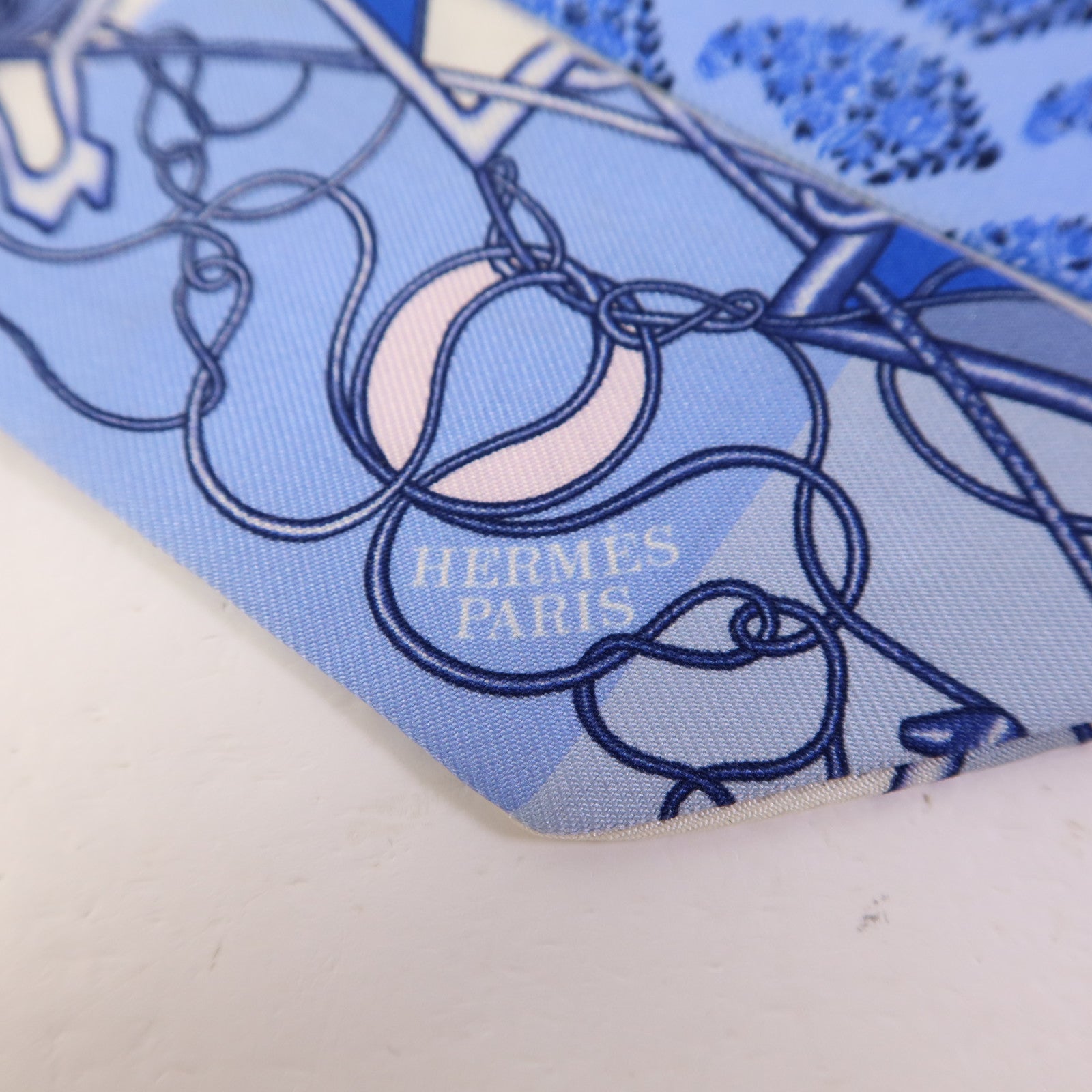 HERMES 絲質Twilly絲巾