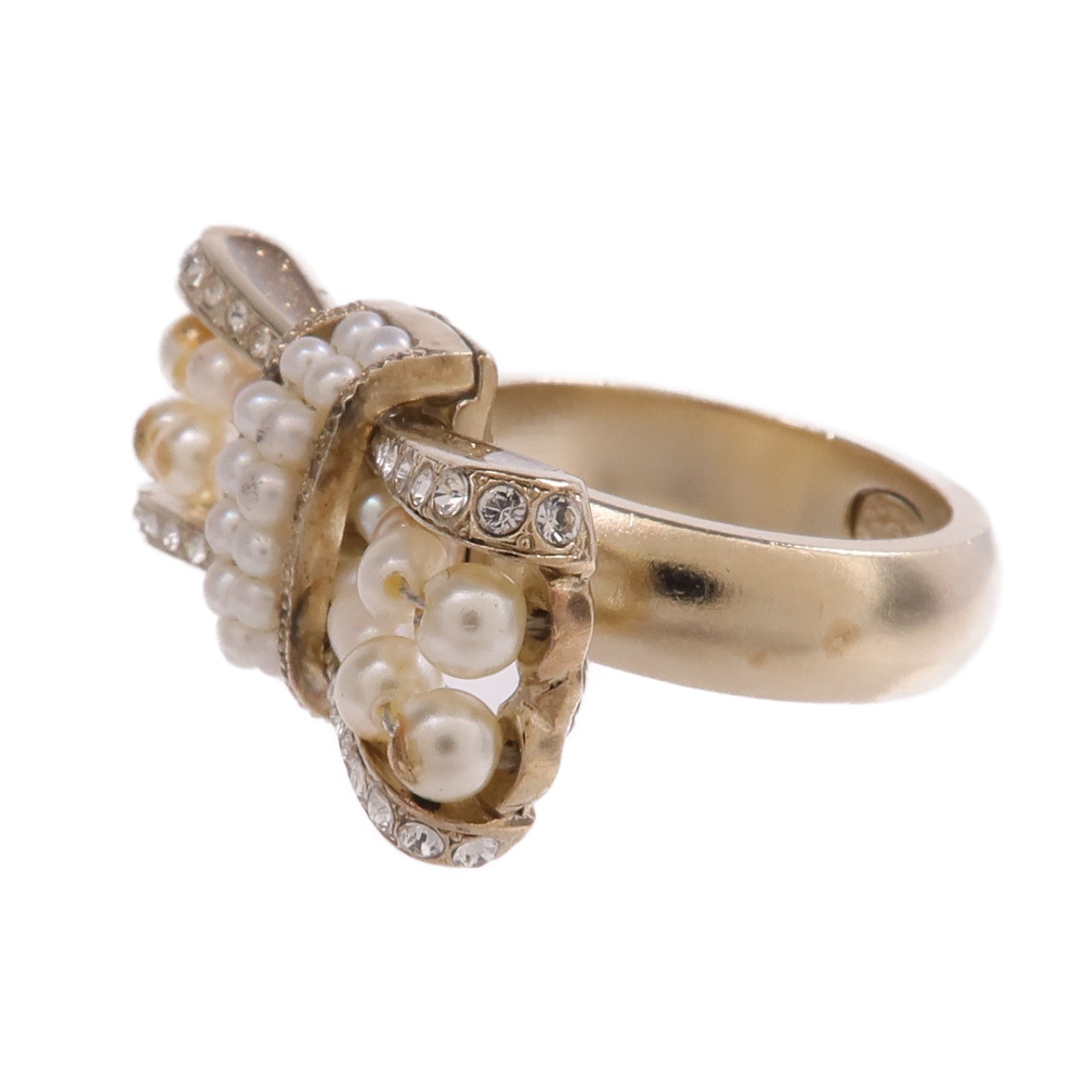 CHANEL 【激減優惠】金屬Ring戒指US#5.5