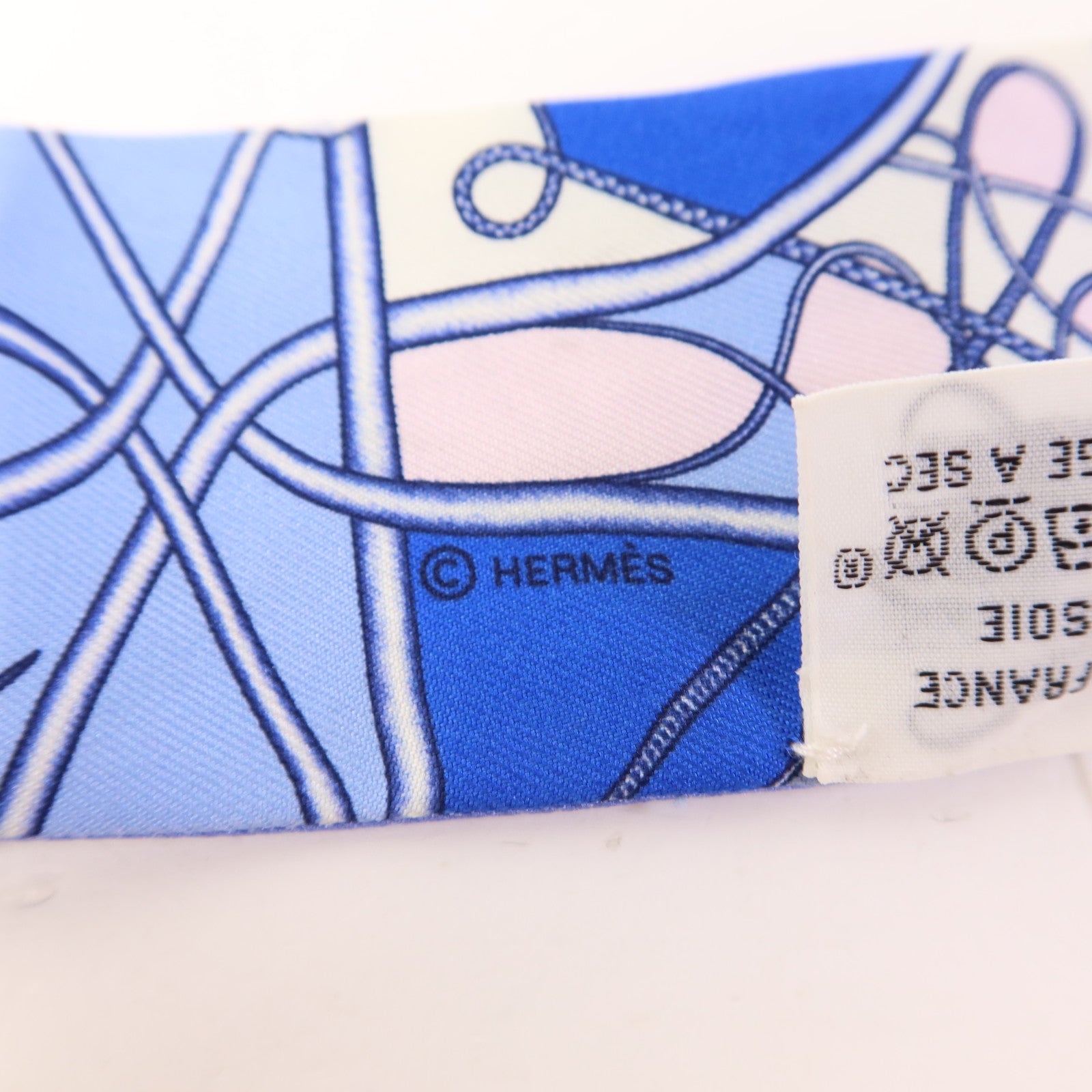 HERMES 絲質Twilly絲巾