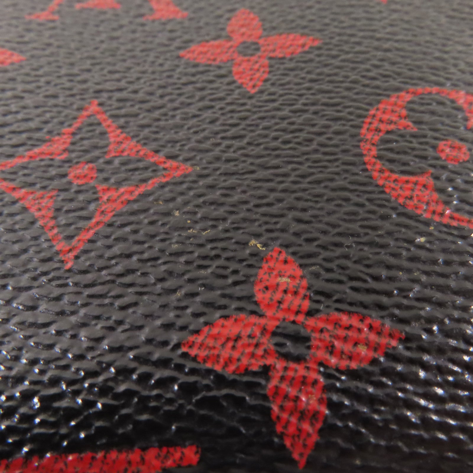 LOUIS VUITTON Monogram Anfra Rouge Zipper Long Wallet銀扣長錢包