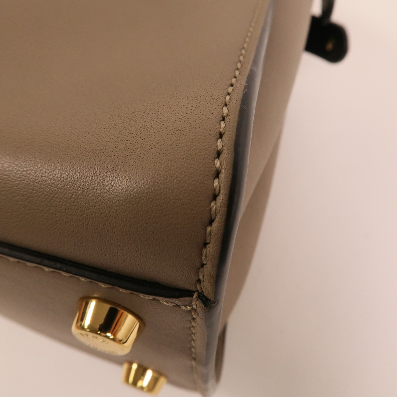 FENDI 牛皮皮革Peekaboo Small手挽肩背兩用袋