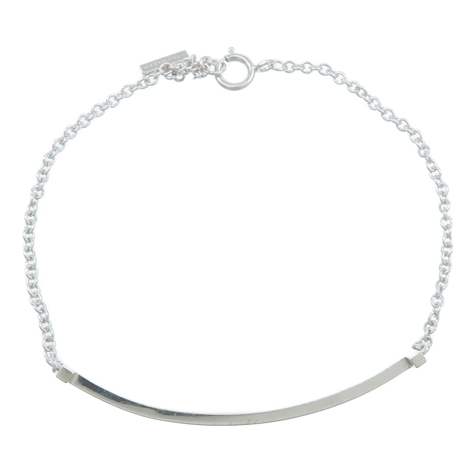 TIFFANY＆CO 18K白金Smile Bracelet手鏈