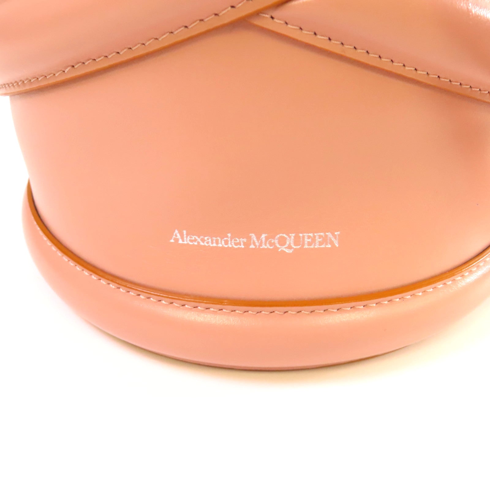 Alexander McQueen 牛皮皮革Shoulder Bag肩背袋粉紅色