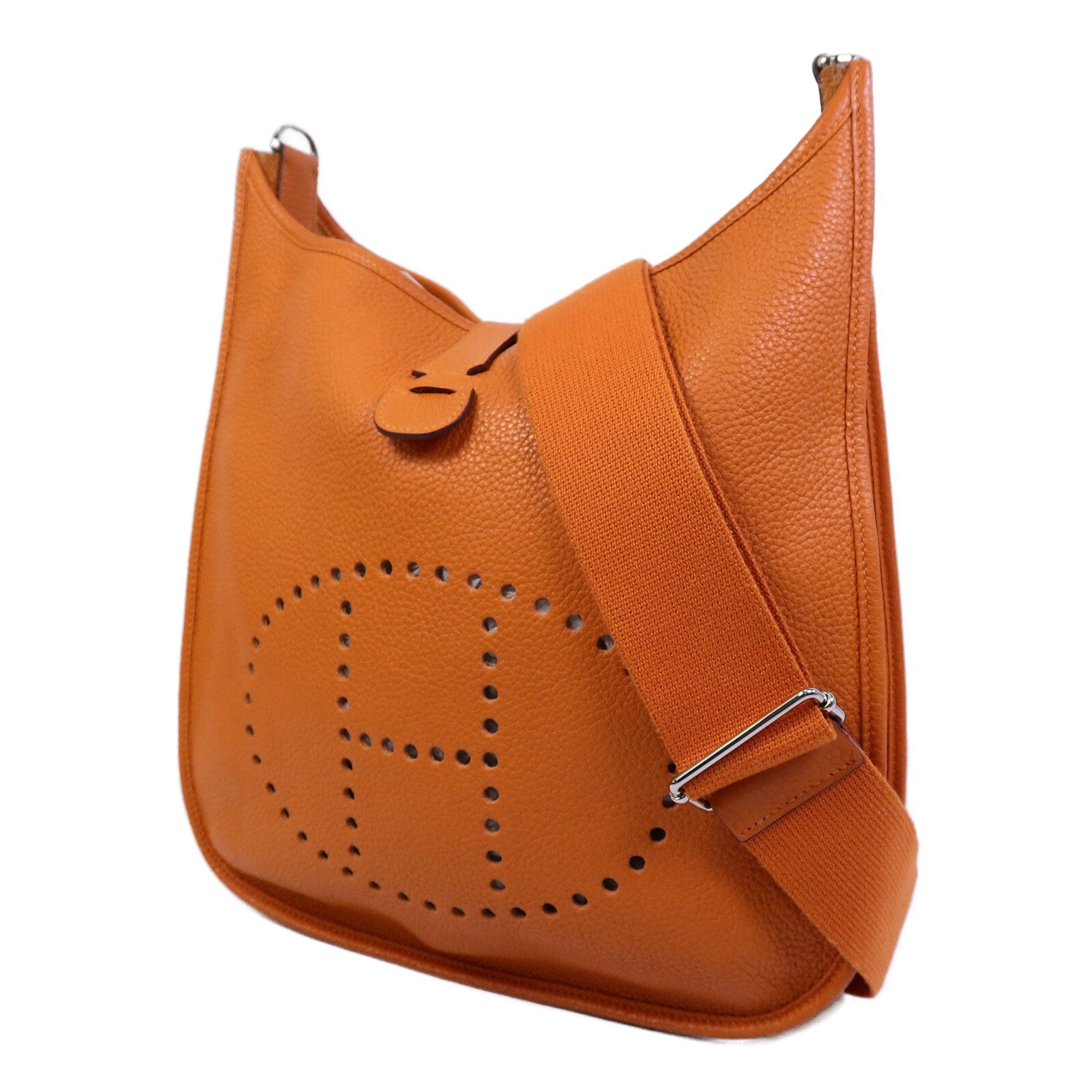 HERMES Clemence皮革Evelyne PM肩背袋