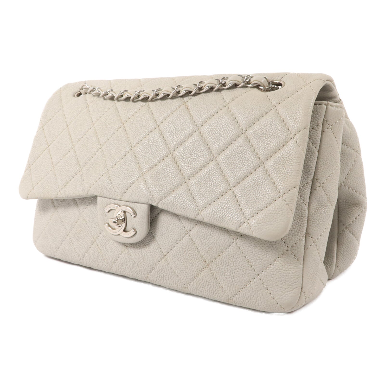 CHANEL 牛皮皮革Chain Shoulder鏈帶肩背袋