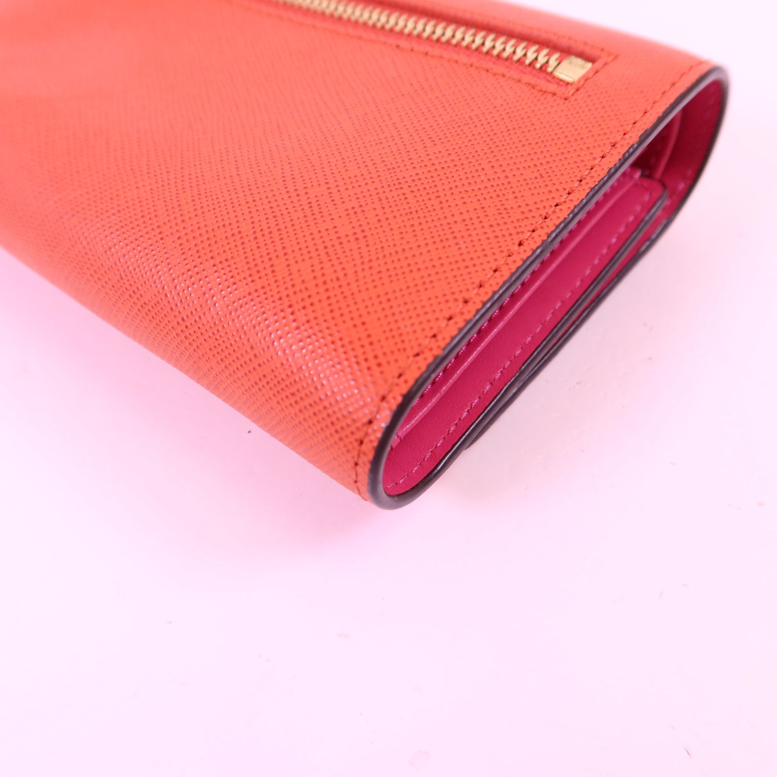 MCM 牛皮皮革Long Wallet金扣長錢包
