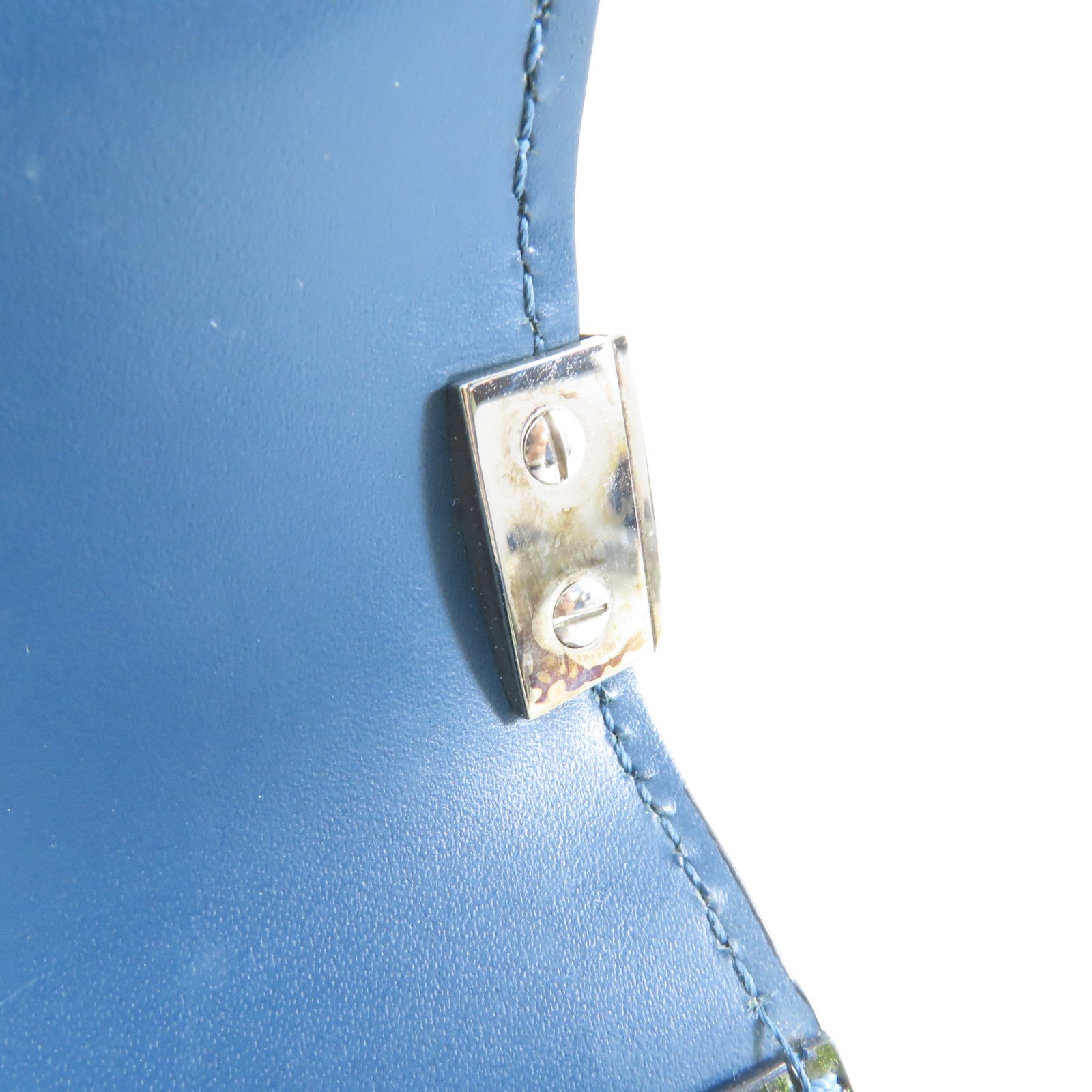 LOUIS VUITTON Damier Vernis Cabaret銀扣肩背袋綠色