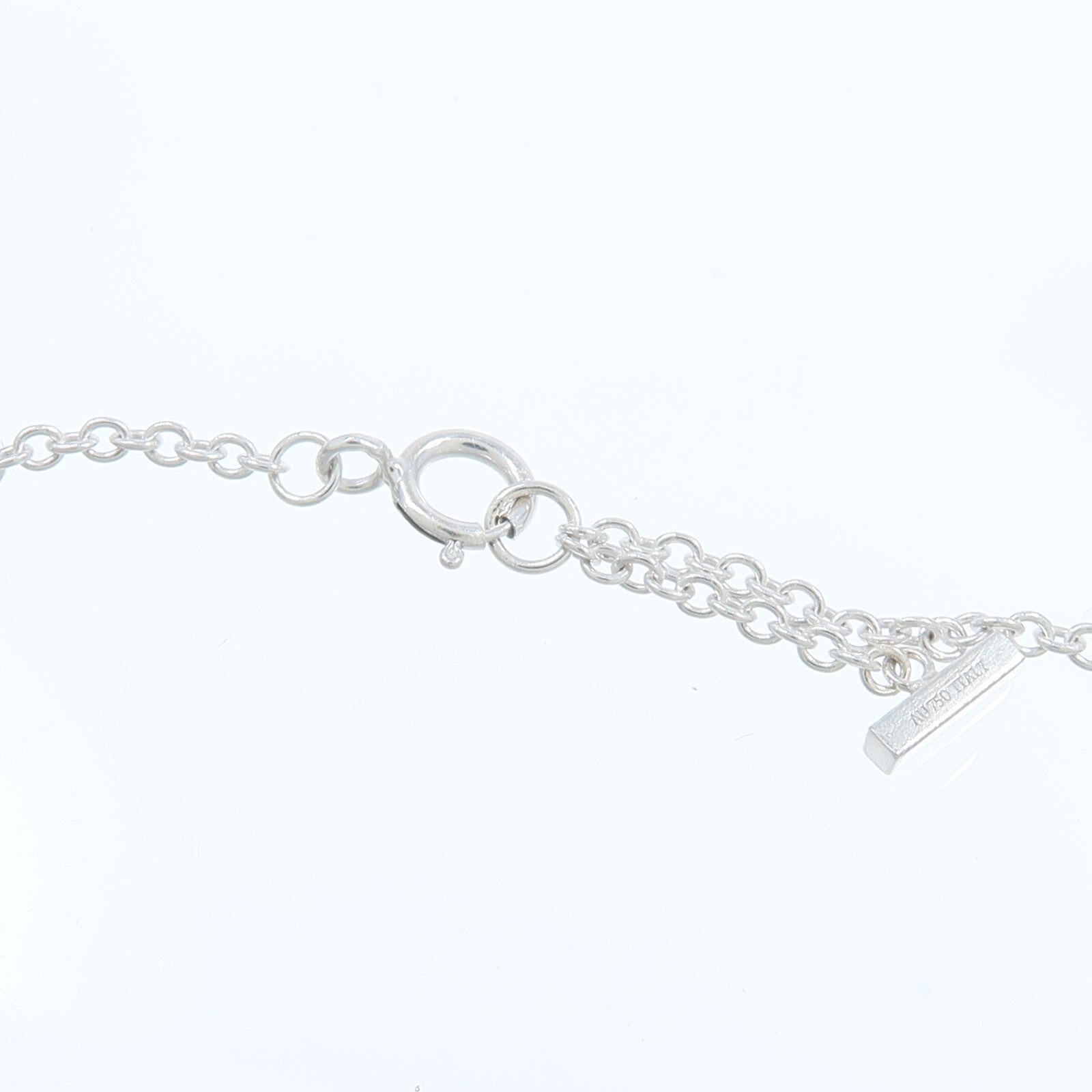 TIFFANY＆CO 18K白金Smile Bracelet手鏈