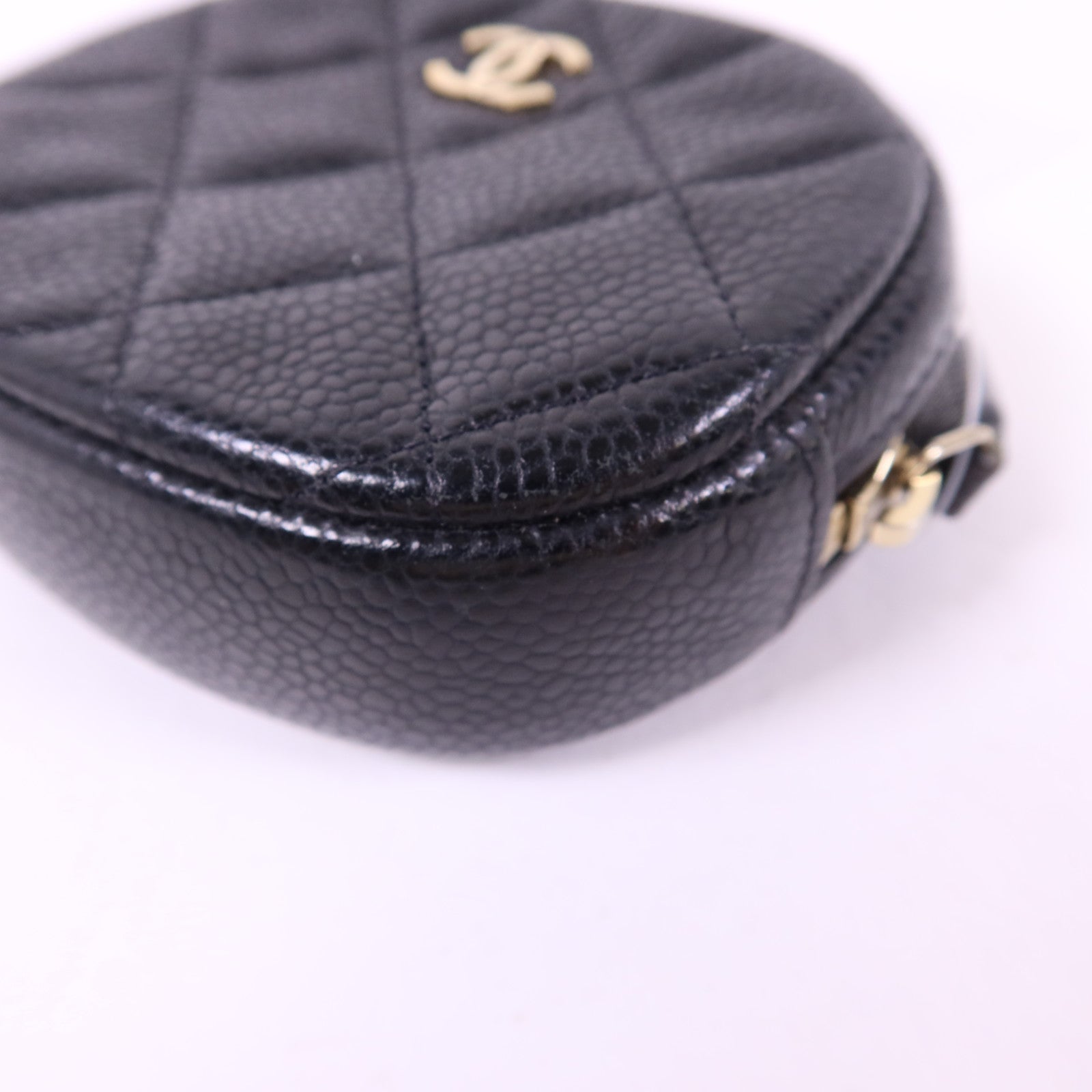 CHANEL 牛皮皮革Coin Case金扣零錢包