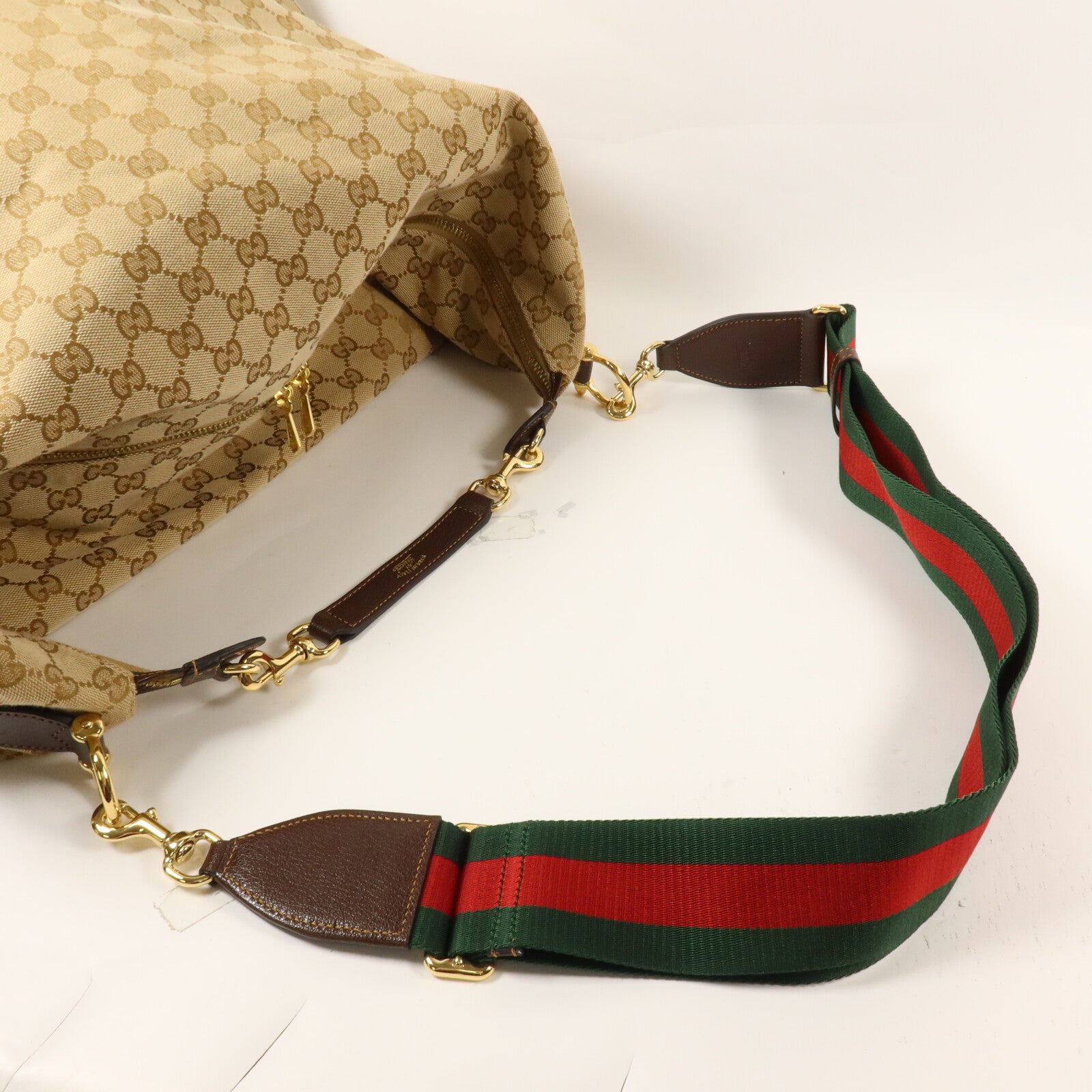 GUCCI 帆布Brera Large GG手挽肩背兩用袋