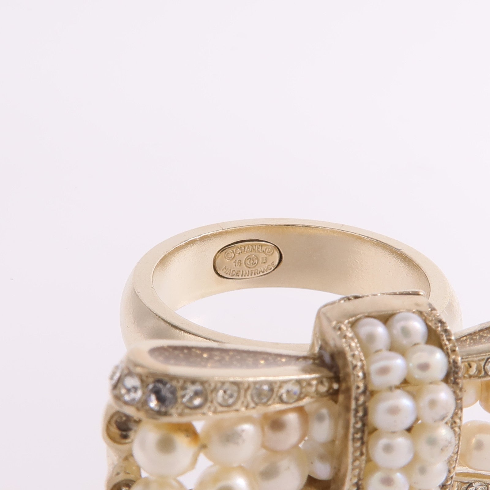 CHANEL 【激減優惠】金屬Ring戒指US#5.5