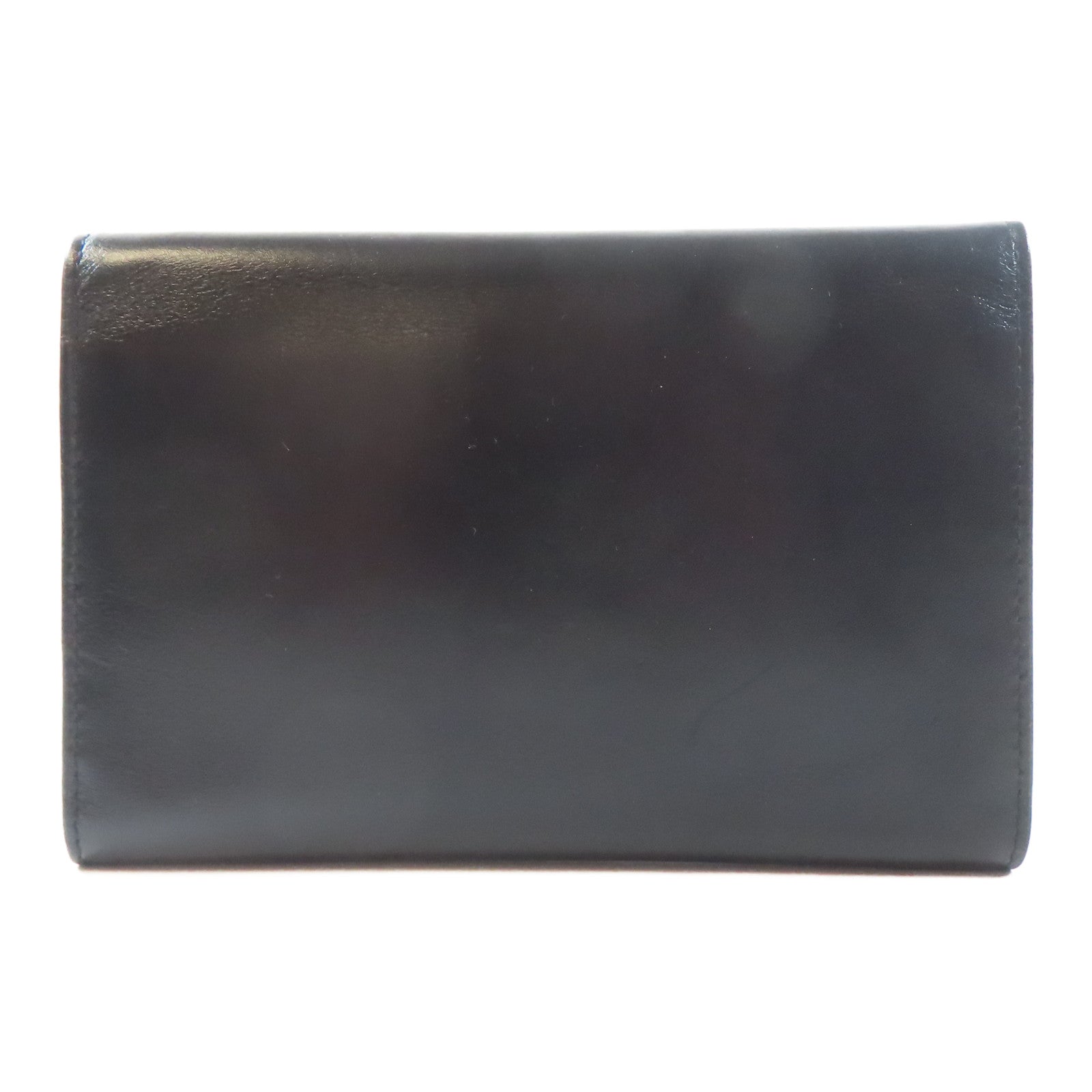 Salvatore Ferragamo 【激減優惠】羊皮皮革Wallet金扣錢包黑色