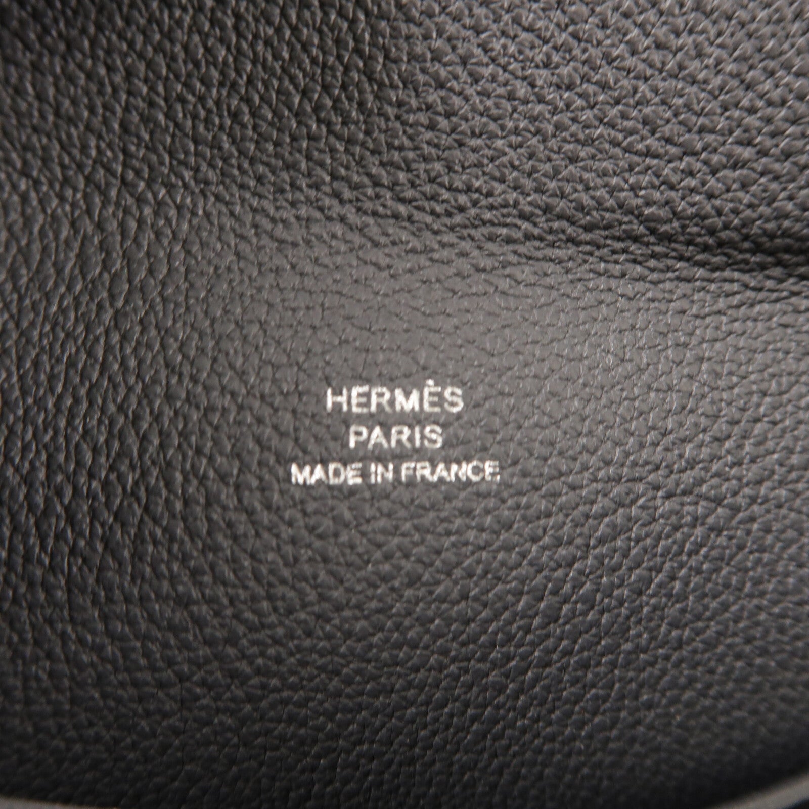 HERMES Togo皮革Videpoches肩背袋Gris Misty