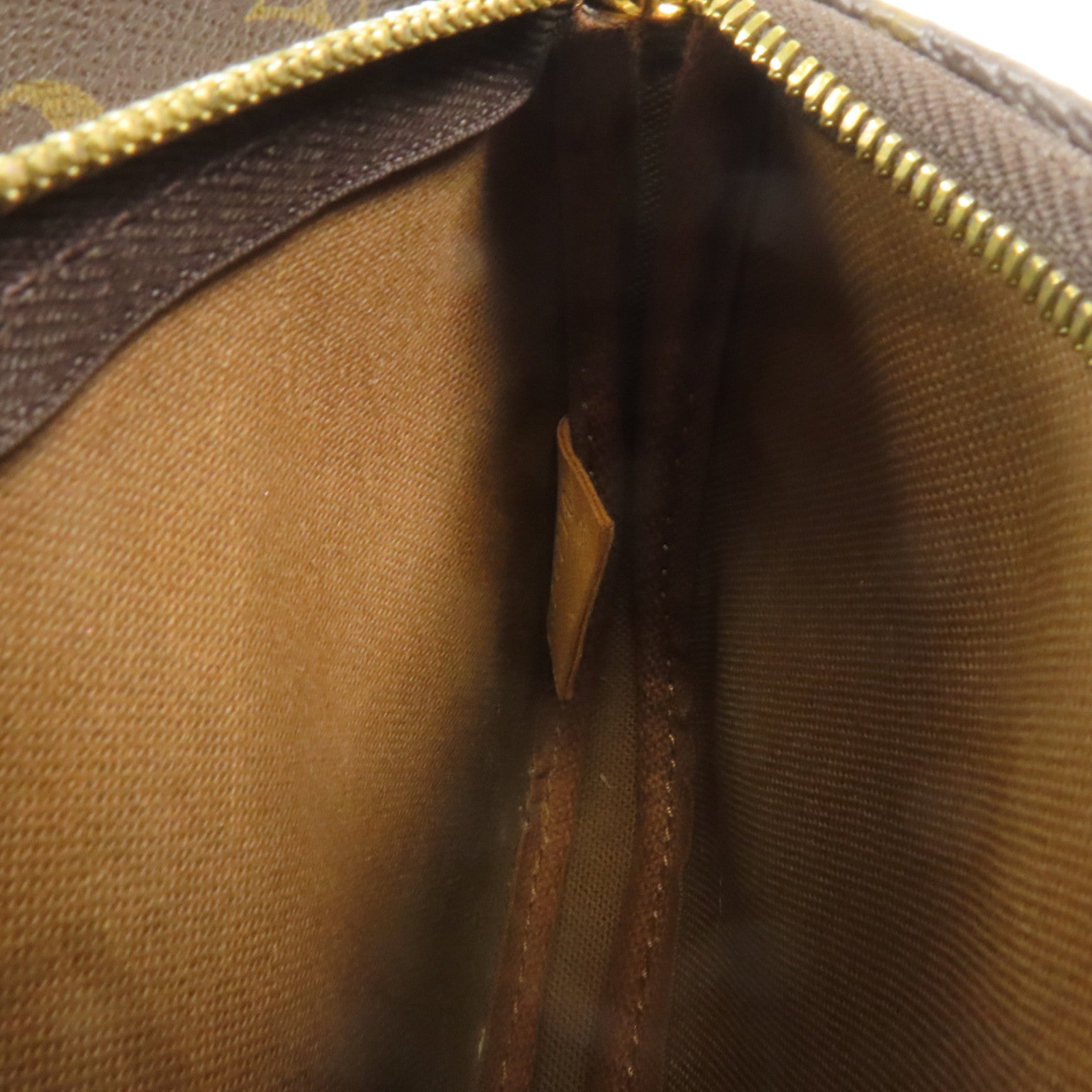 LOUIS VUITTON Monogram Multi Pochette Accessoires金扣肩背袋棕色